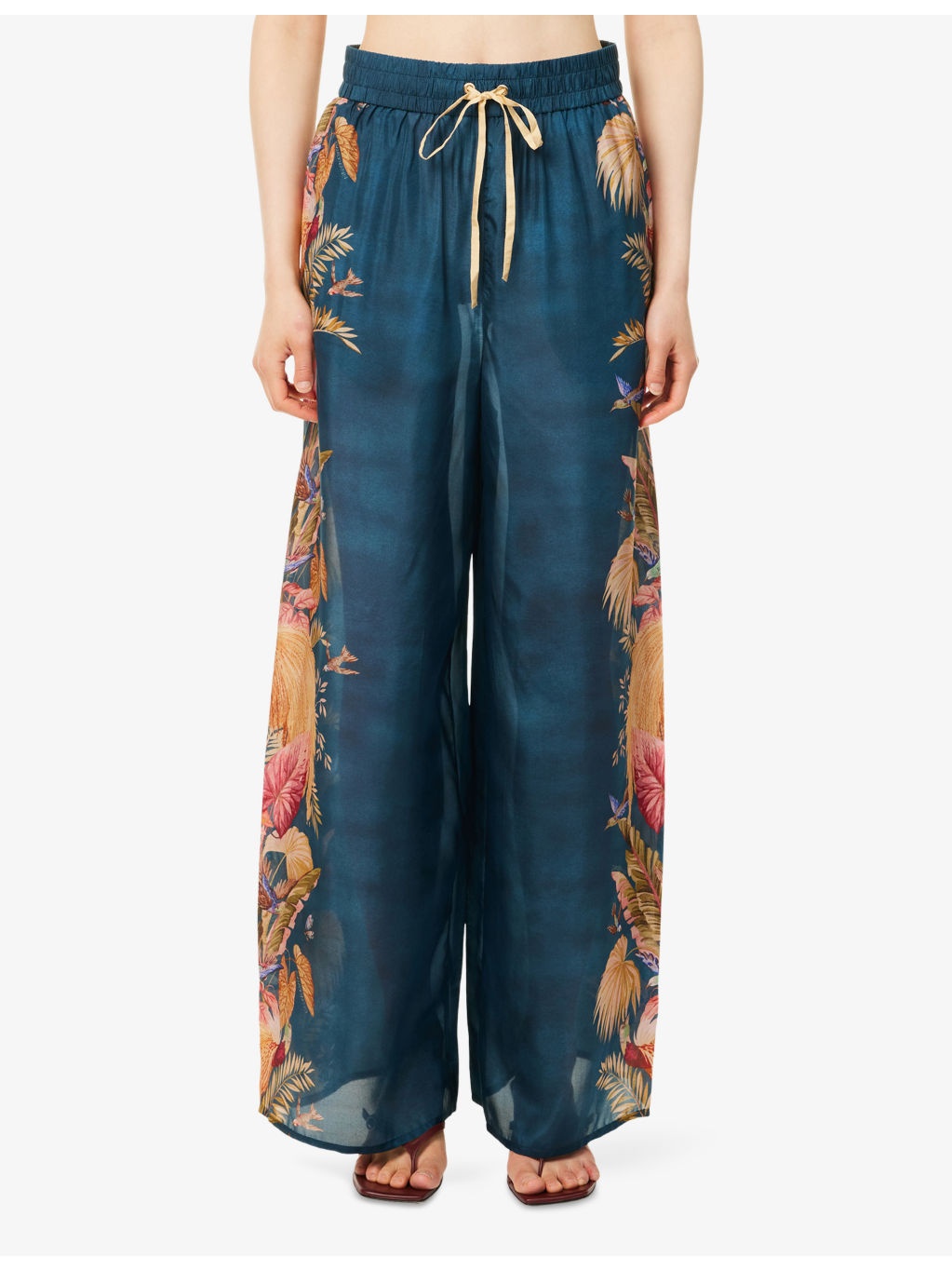 Ascension Relaxed-Fit Silk Trousers - 3