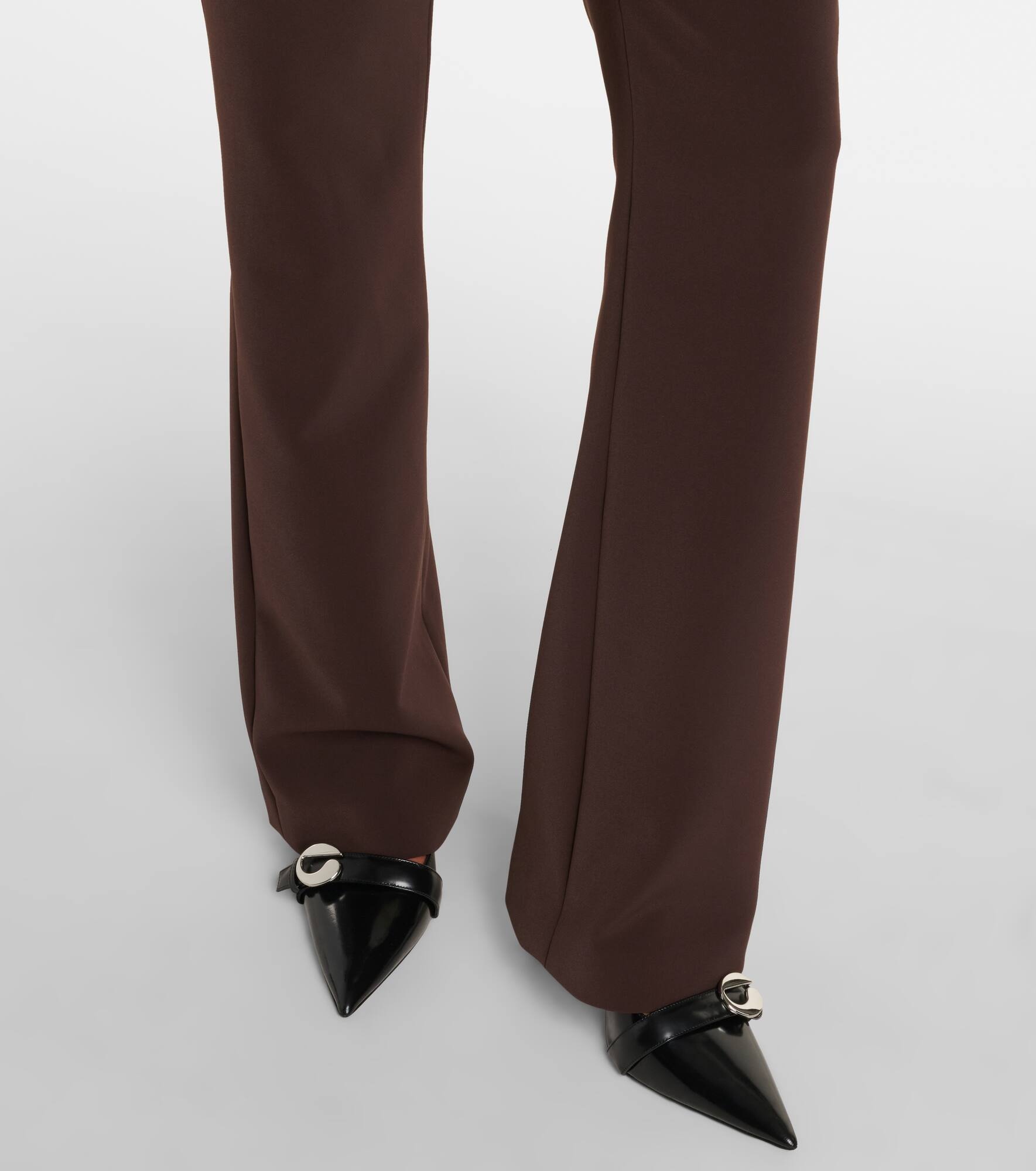 High-rise flared pants - 5