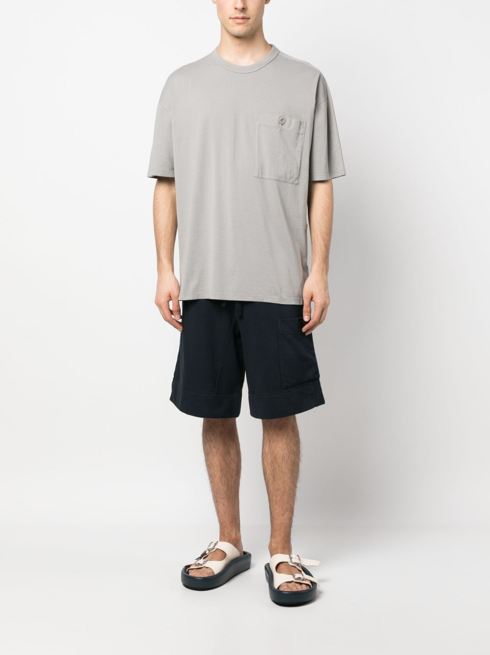 logo-patch crew-neck T-shirt - 2