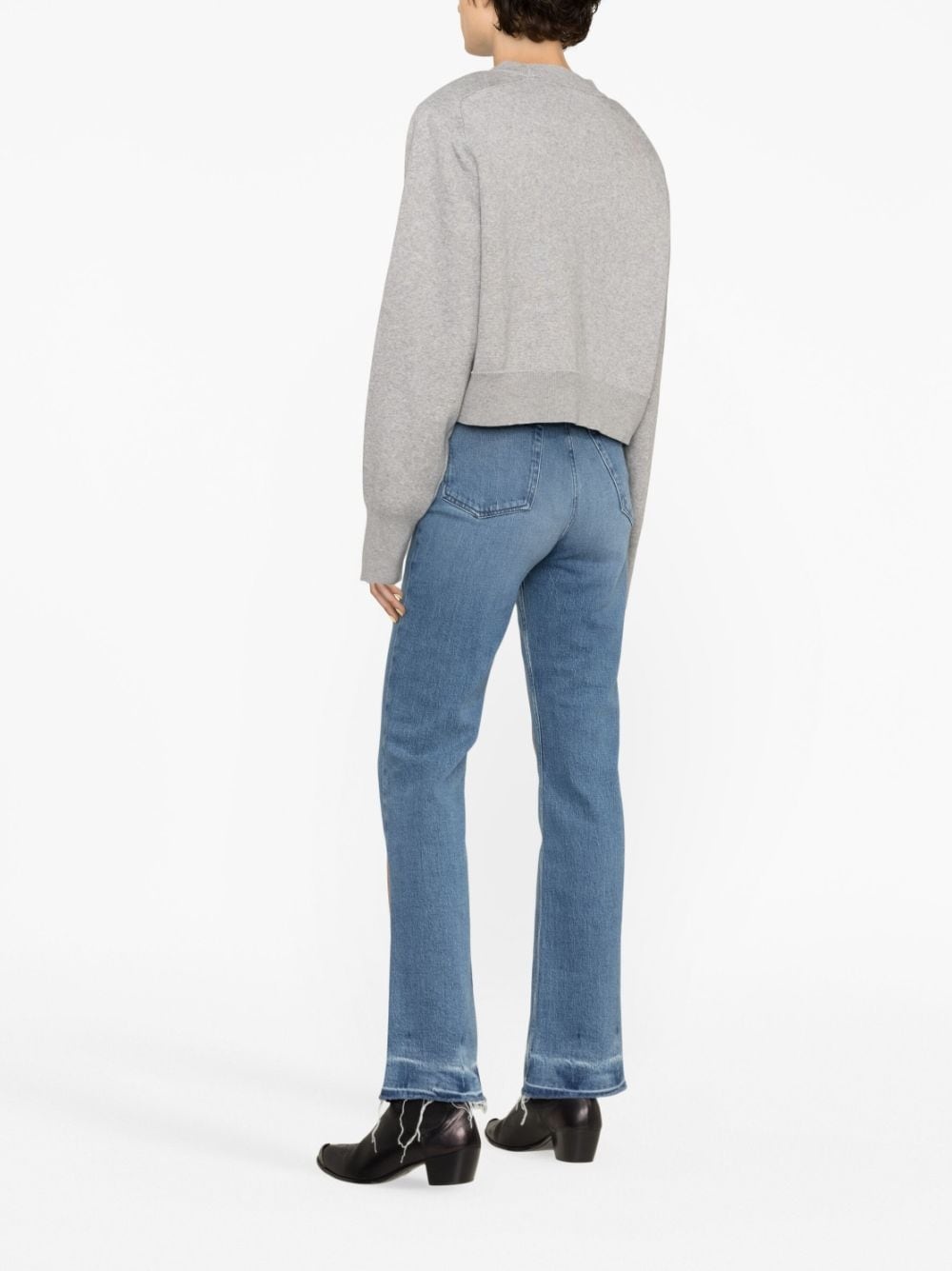 Firm embellished organic cotton sweatshirt - 3