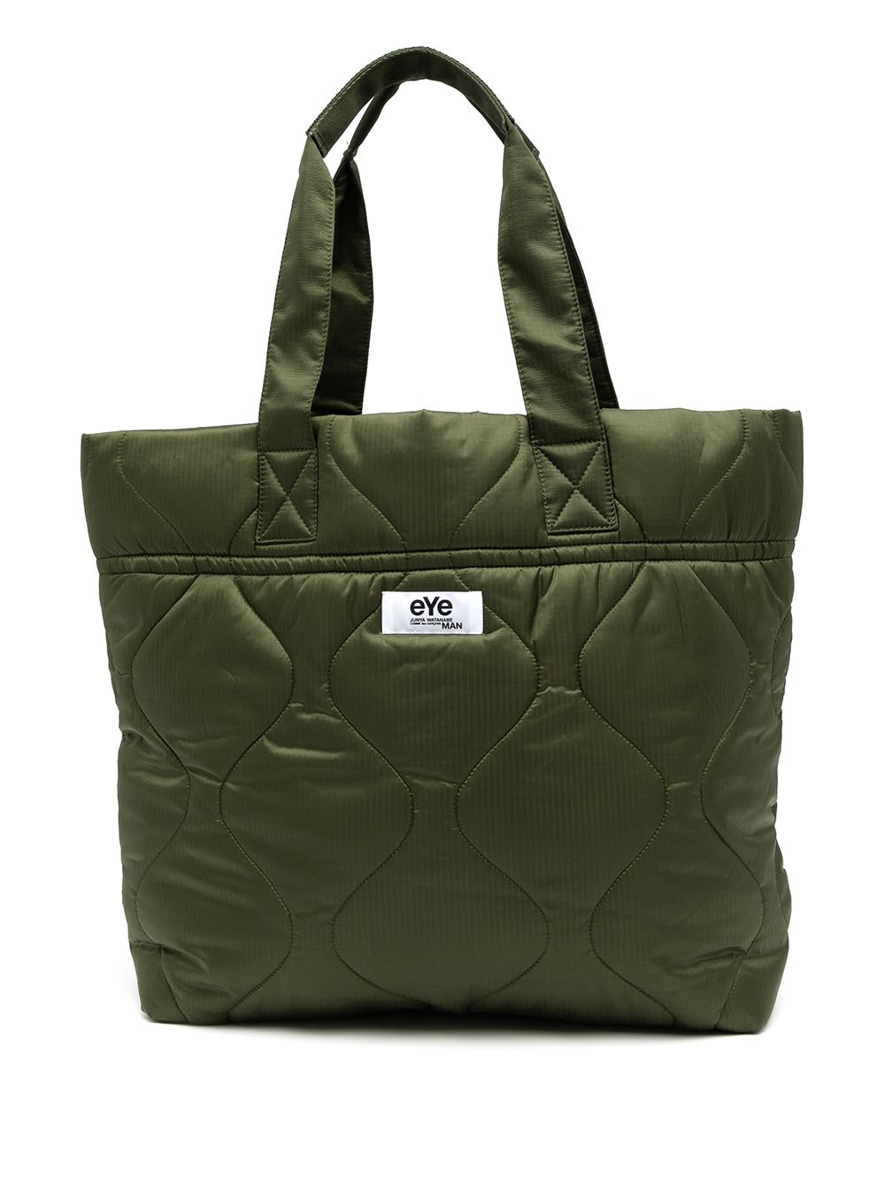 quilted tote bag - 1