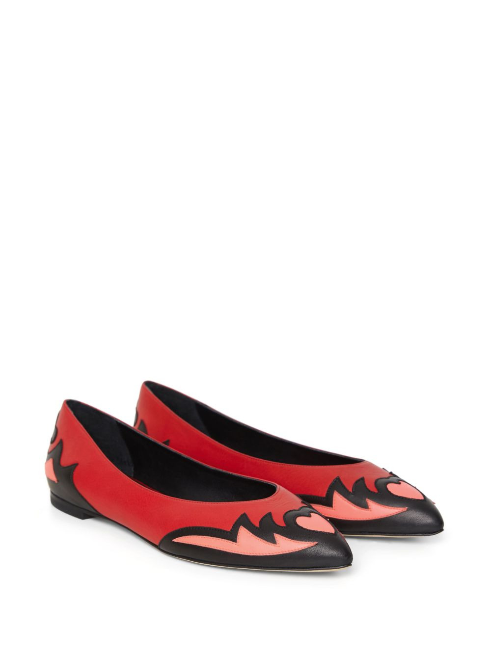 Miro  leather ballerina shoes - 2