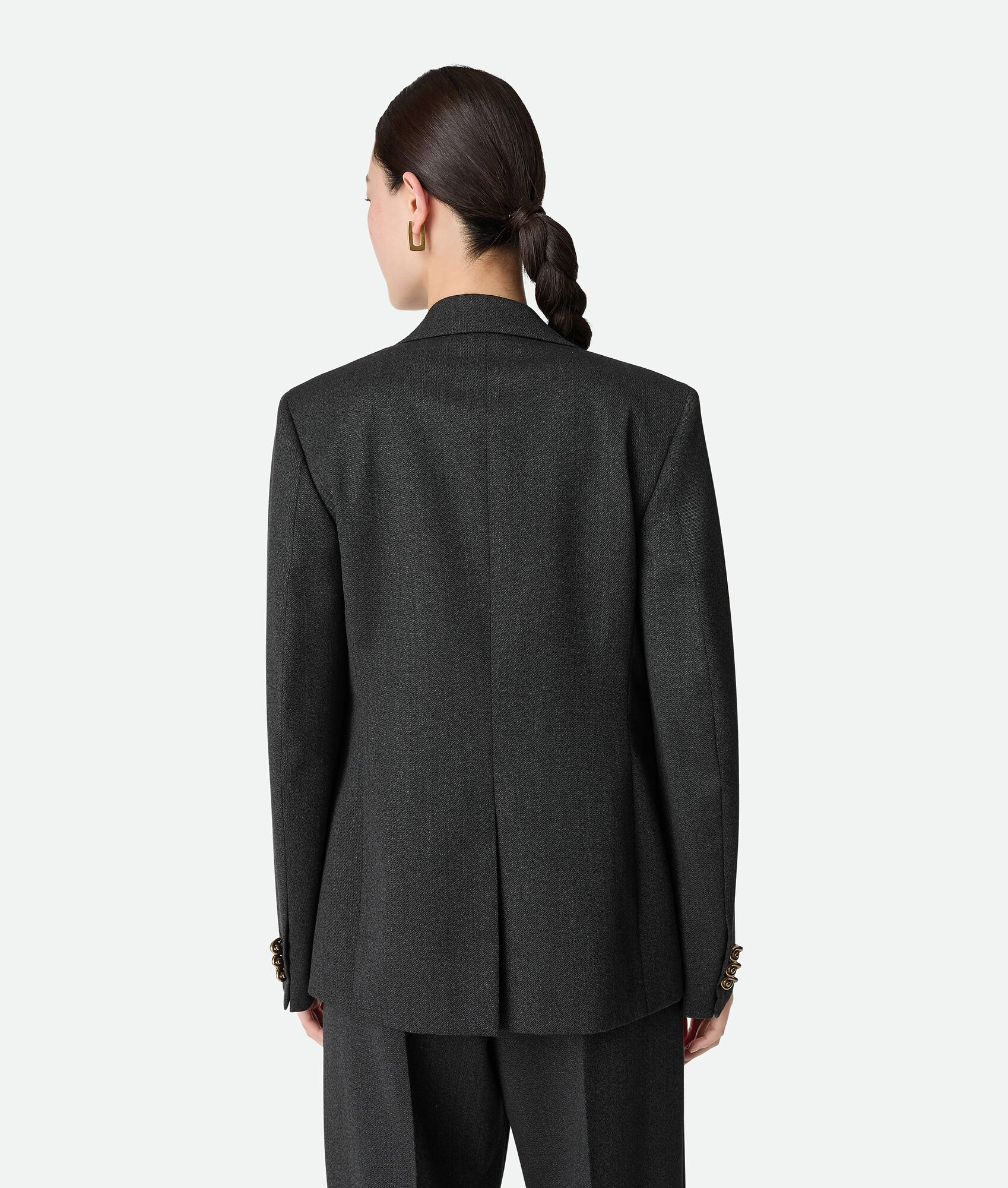 Mouline Wool Twill Jacket - 3