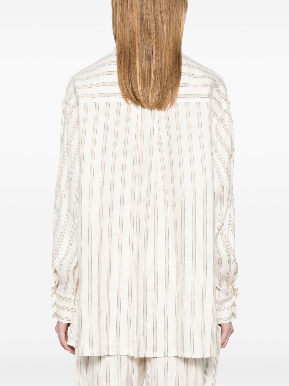 striped blouse - 4