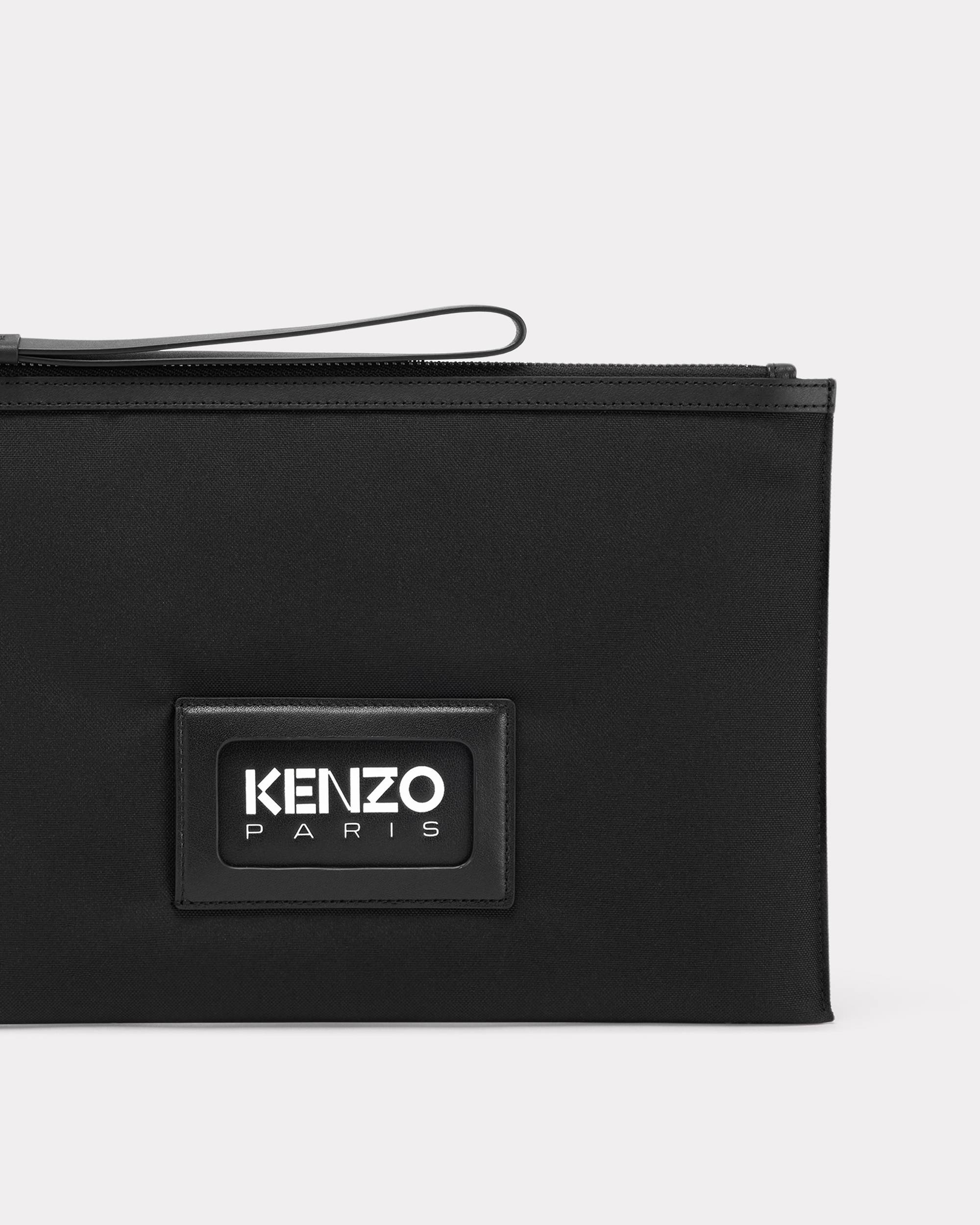 Large 'KENZOGRAPHY' nylon clutch - 3
