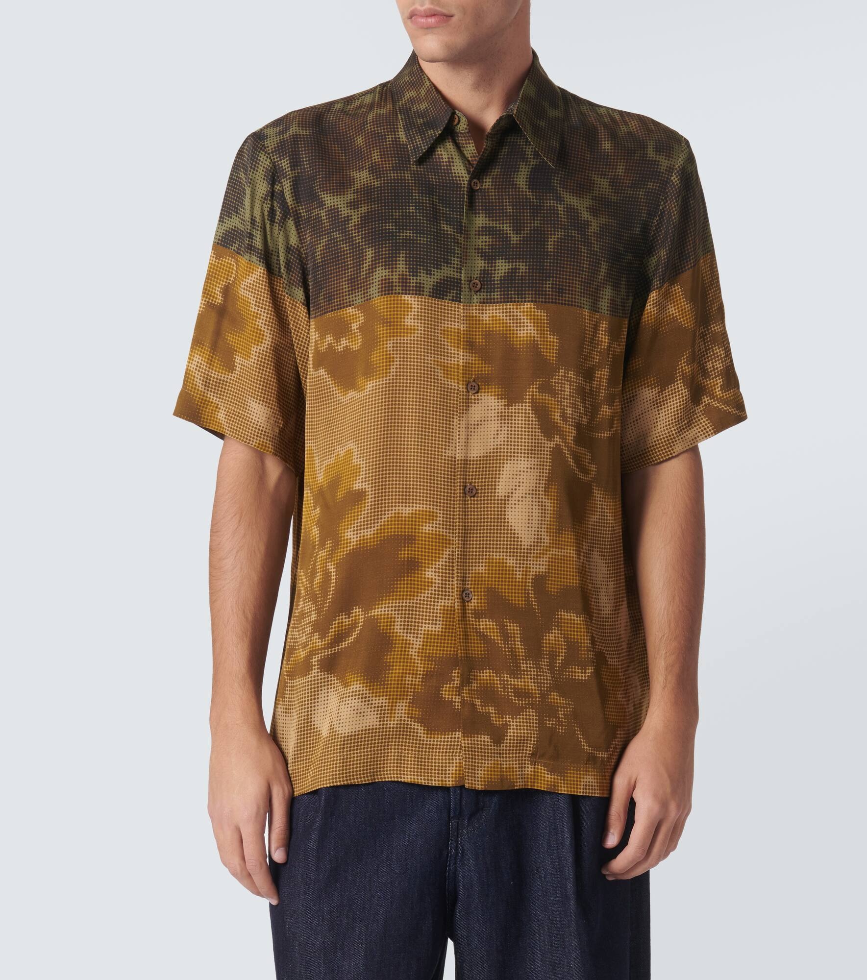 Printed bowling shirt - 3