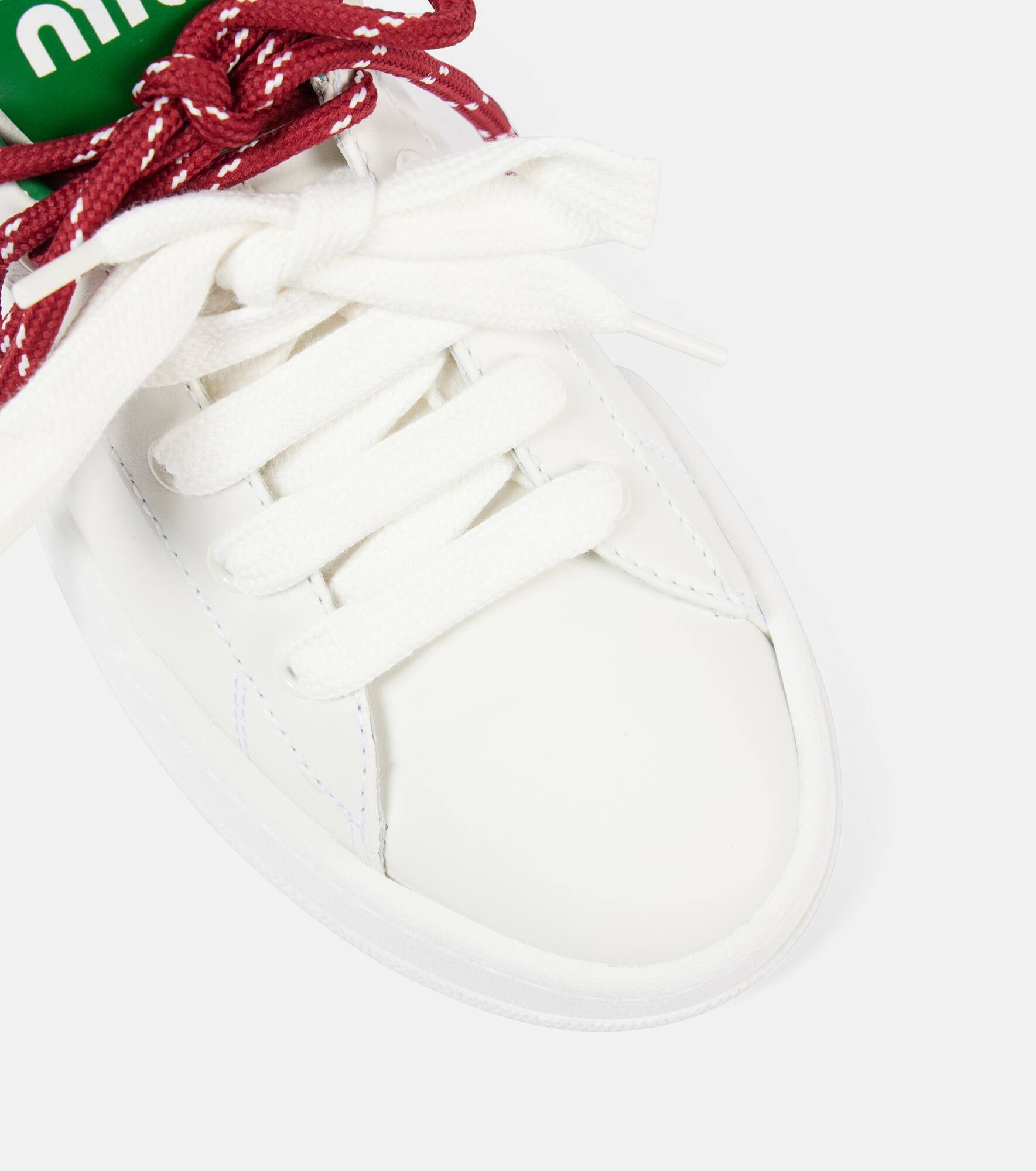 Leather sneakers - 5