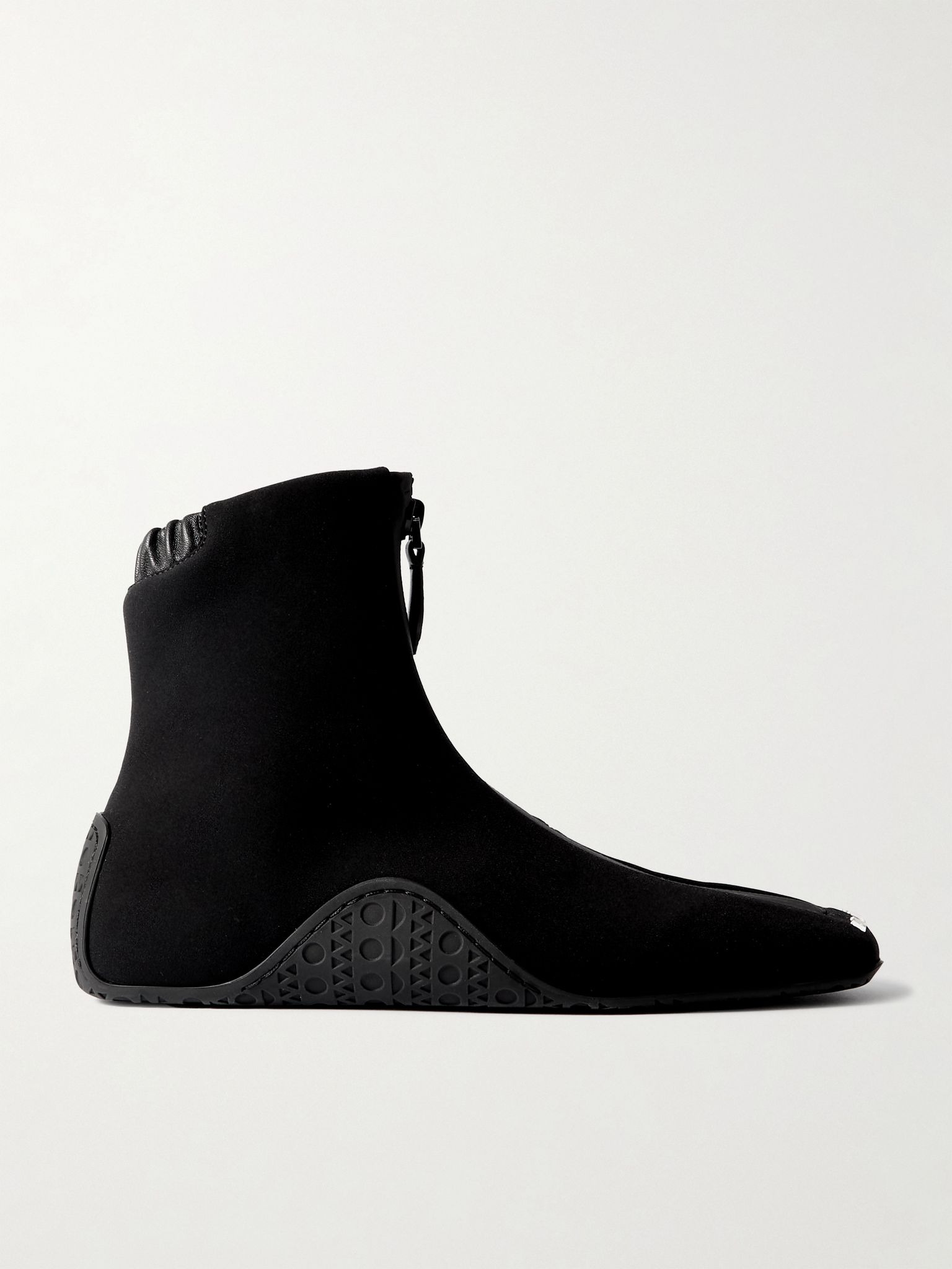 Basket neoprene high-top sneakers Black - 1