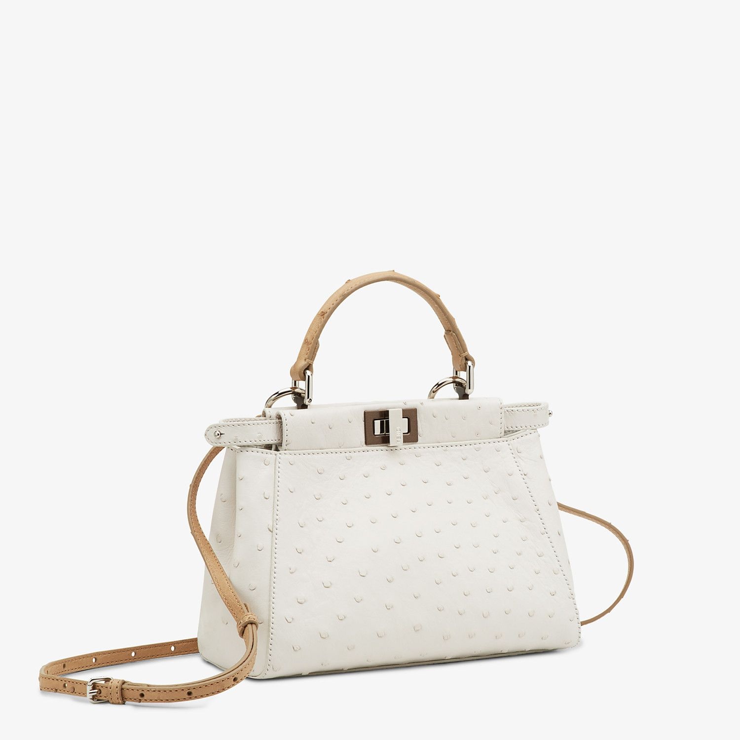 White ostrich bag - 2