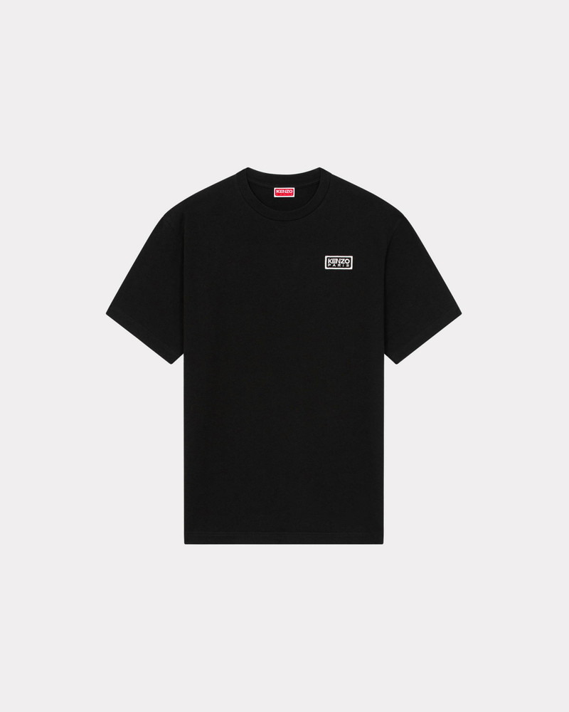 'Bicolor KENZO Paris' classic two-tone embroidered T-shirt 1