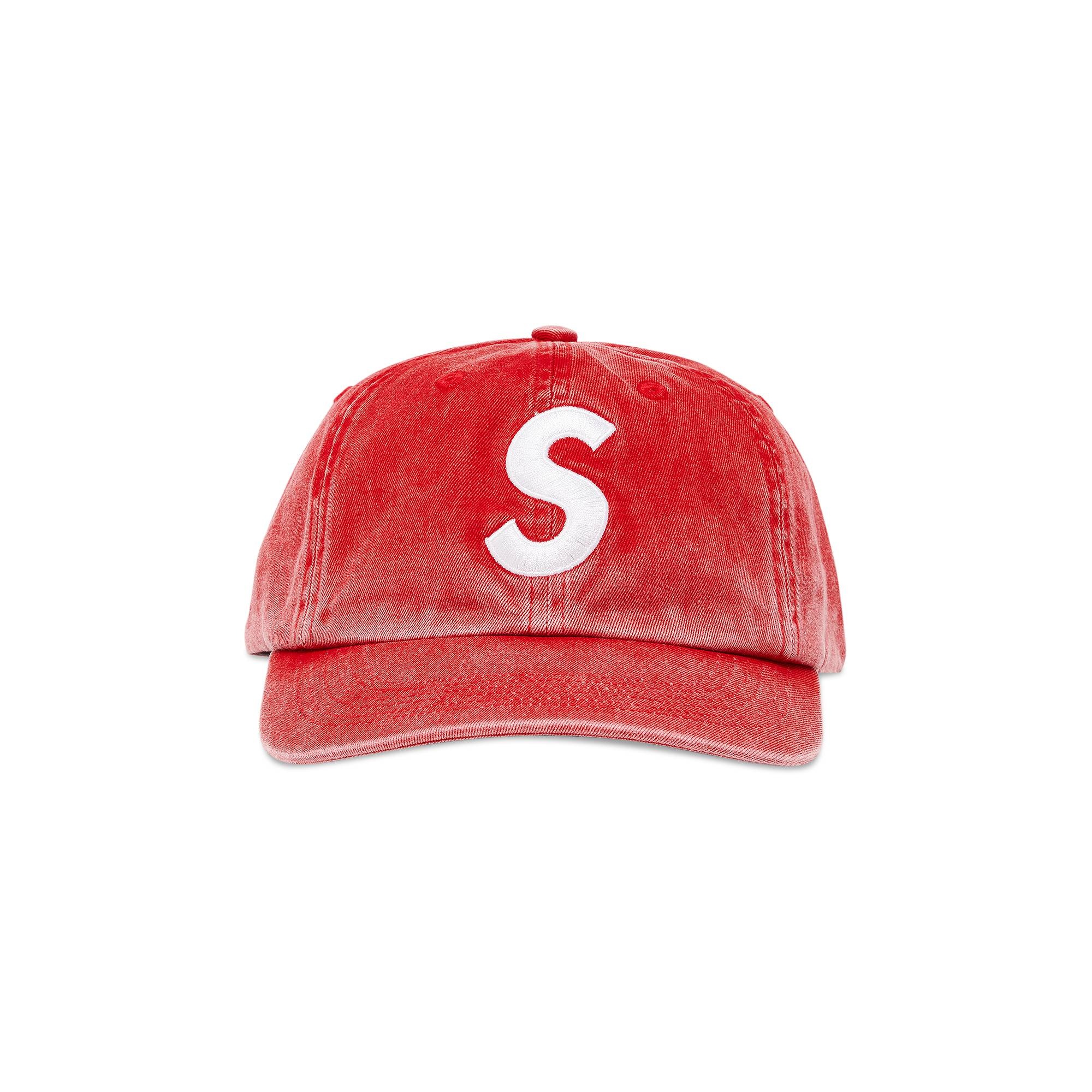 Supreme Supreme Pigment Print S Logo 6-Panel 'Red' | REVERSIBLE