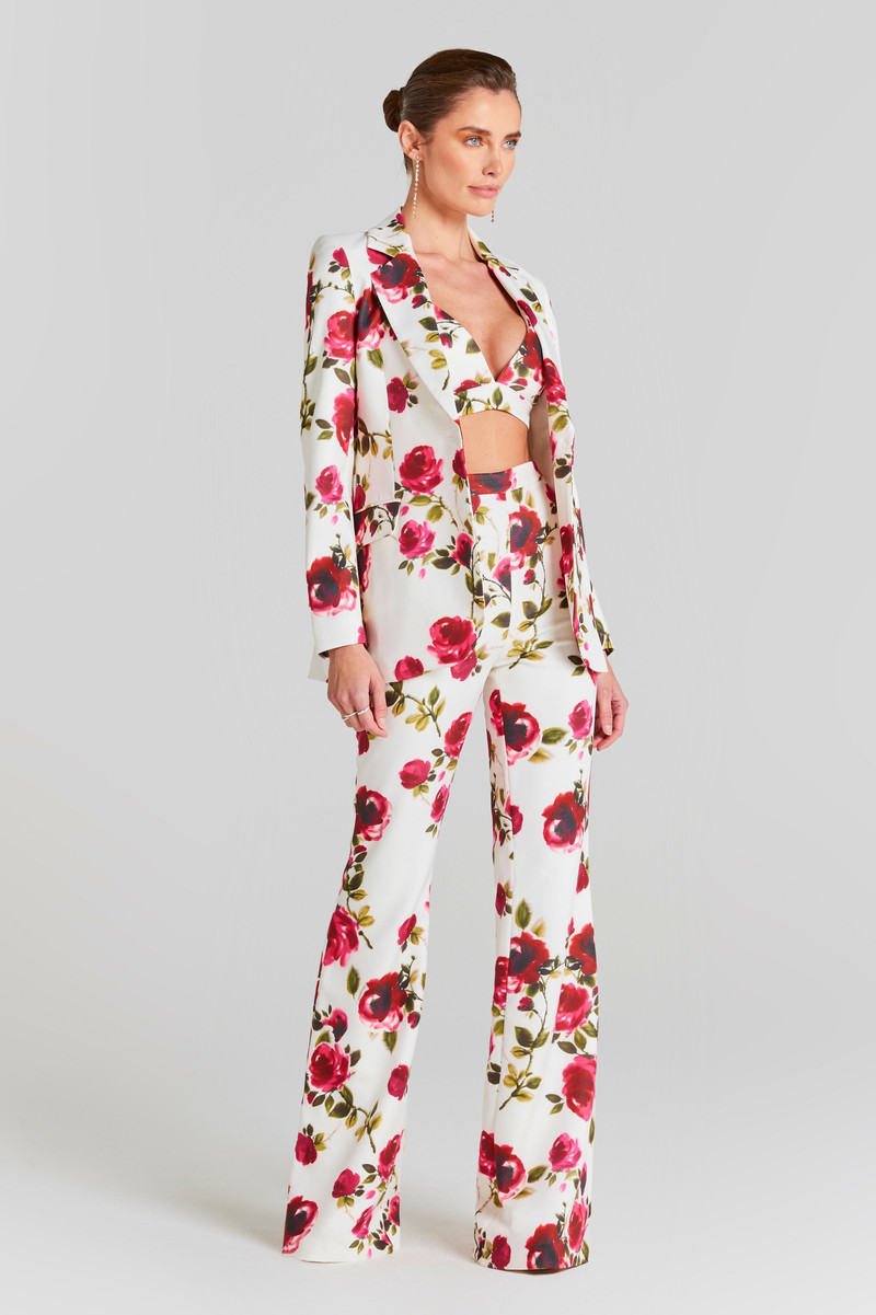 Portia White Floral Blazer 3