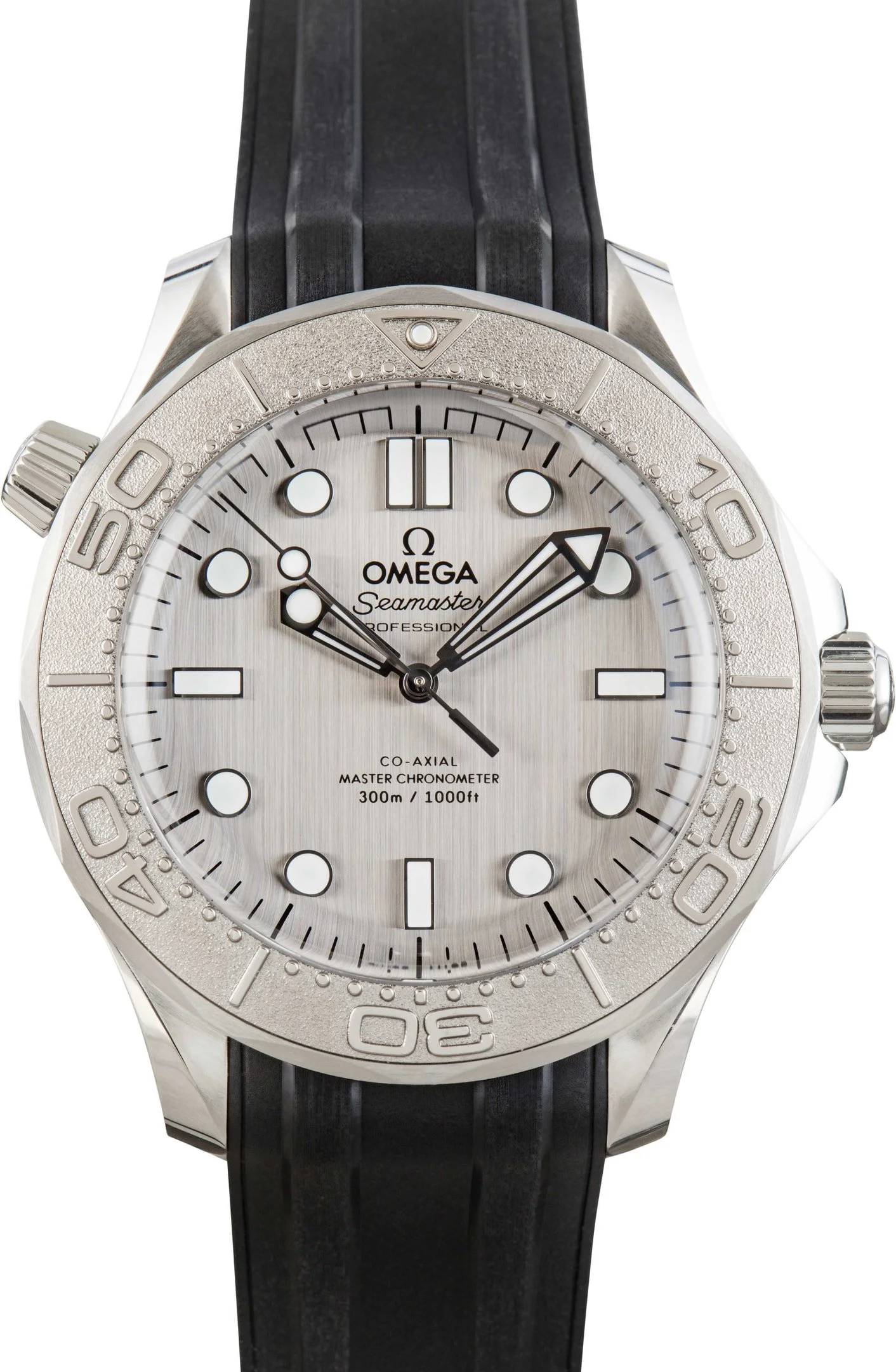 Omega Seamaster Stainless Steel on Rubber Diver 300M - 1