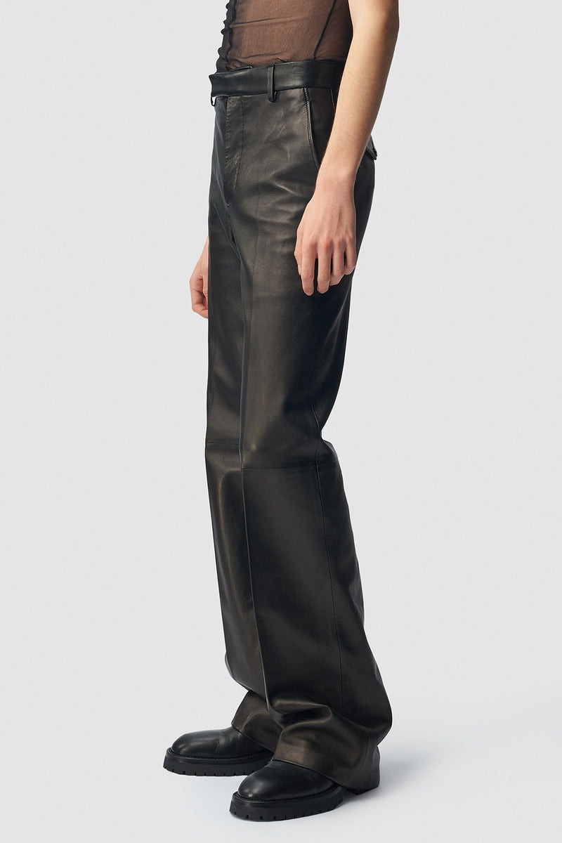 Ann Demeulemeester Gaspar Flared Leg Comfort Trousers outlook