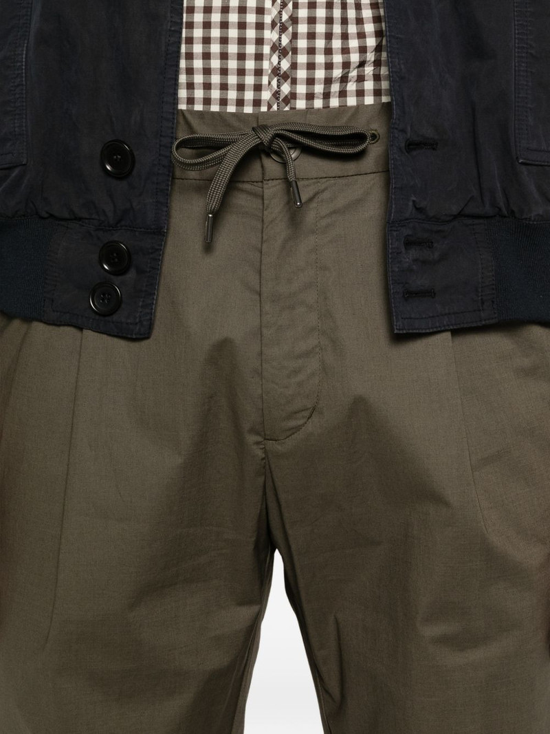 drawstring pleated trousers 5