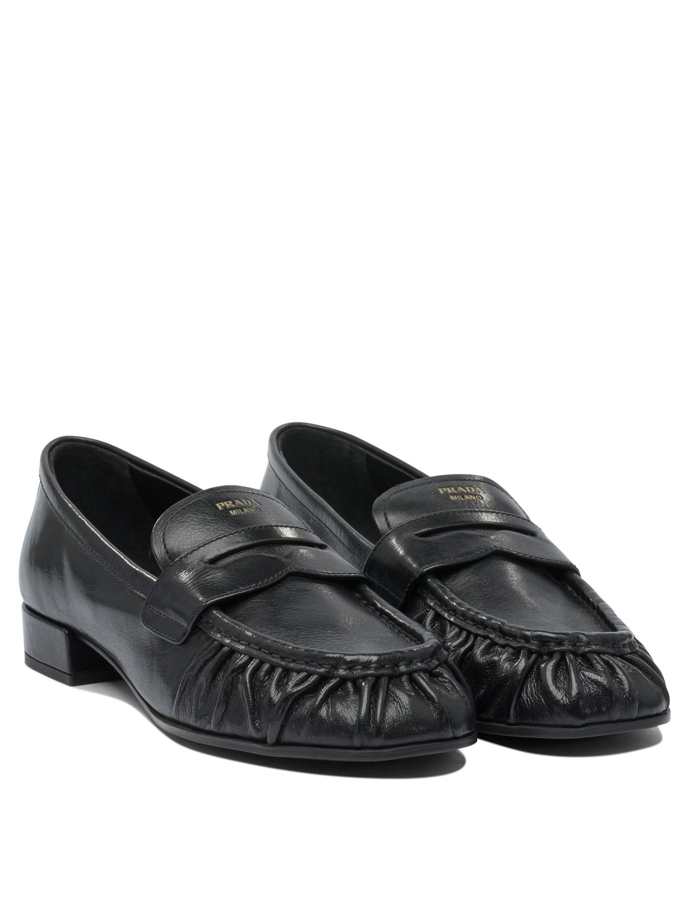 Prada Leather Loafers - 2