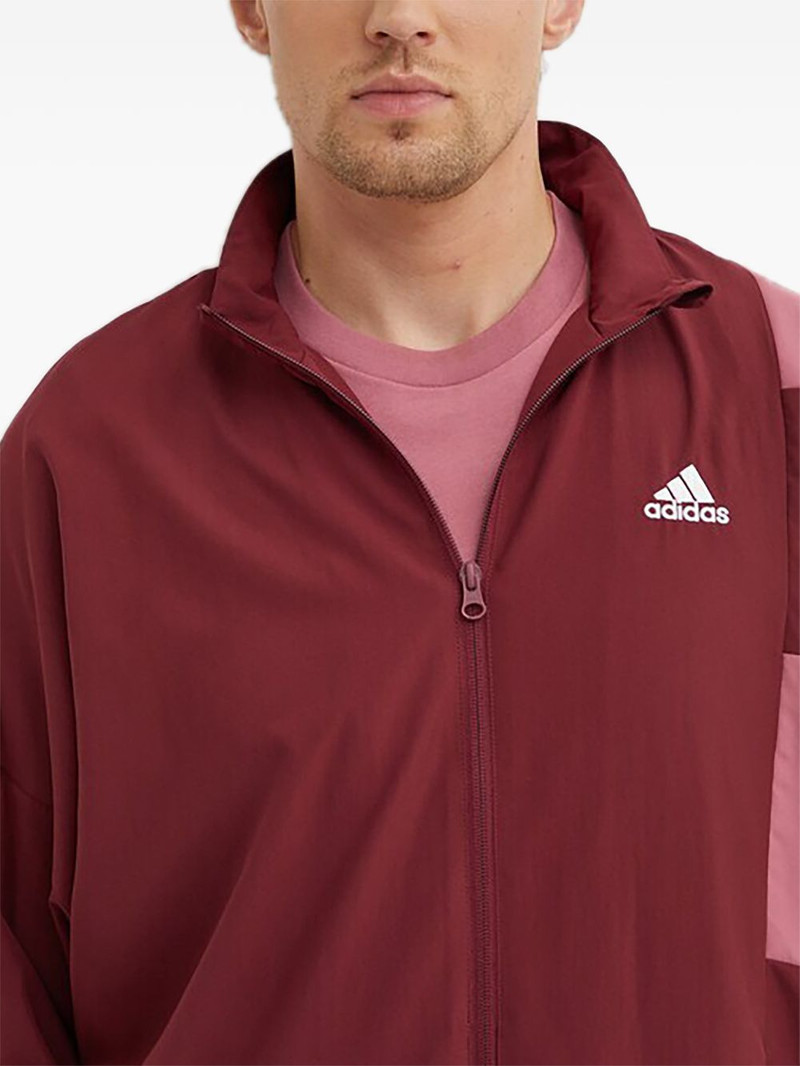 colour-block zip-up jacket 5