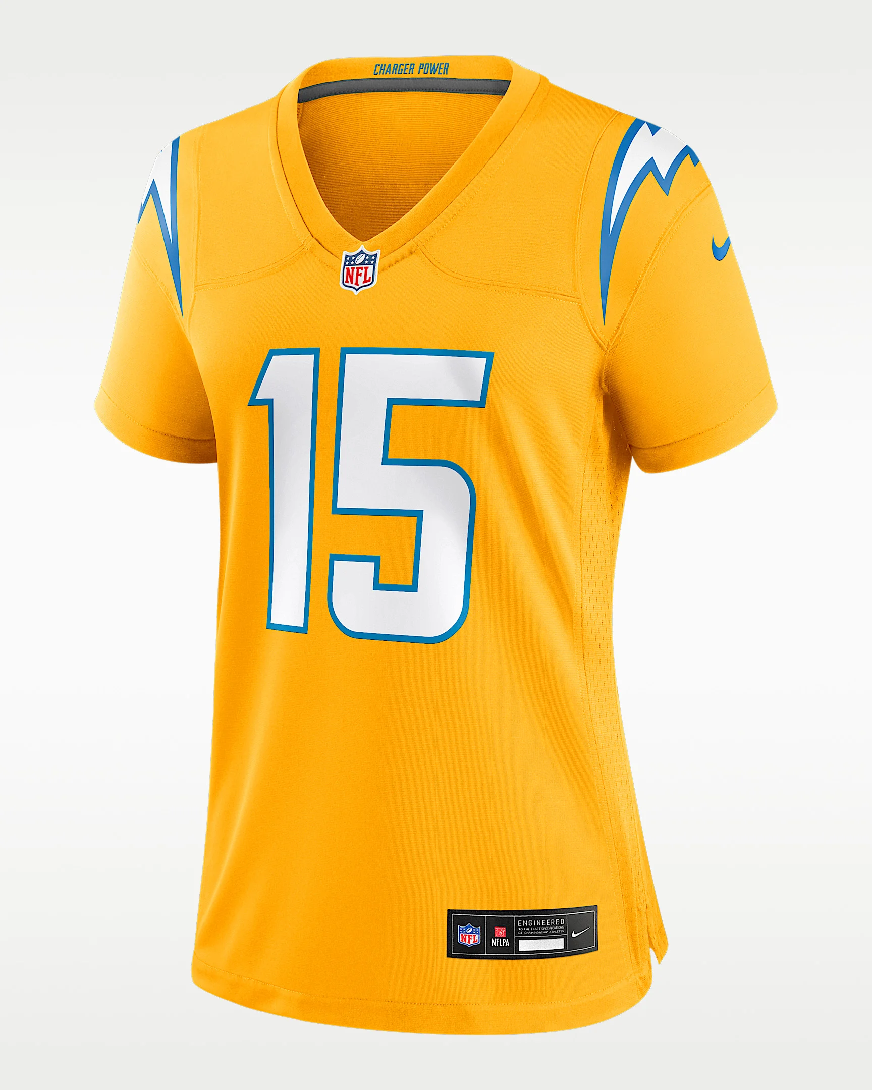Ladd McConkey Los Angeles Chargers Women’s Nike NFL Game Jersey - 1