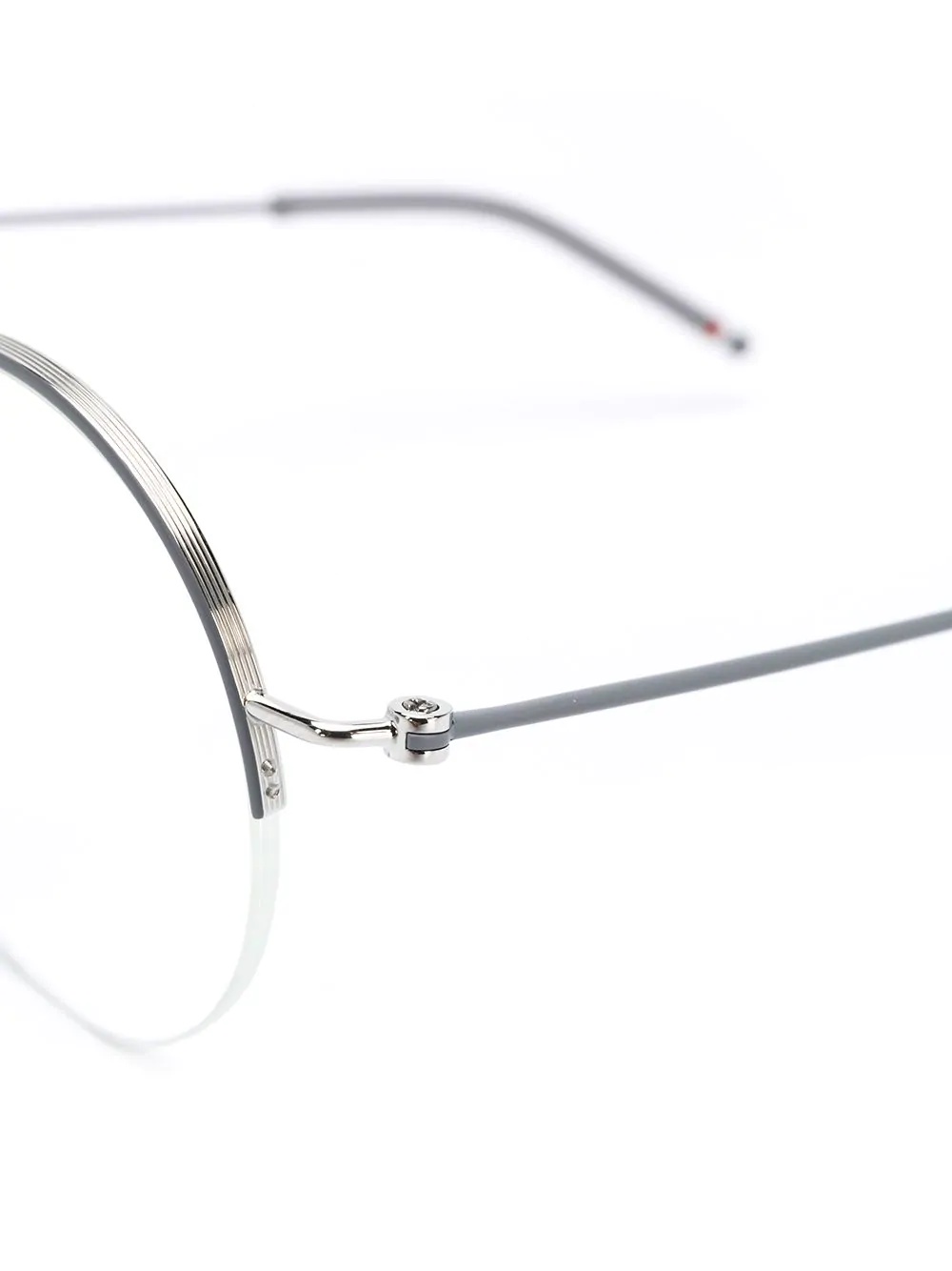 half-rim round-frame glasses - 3