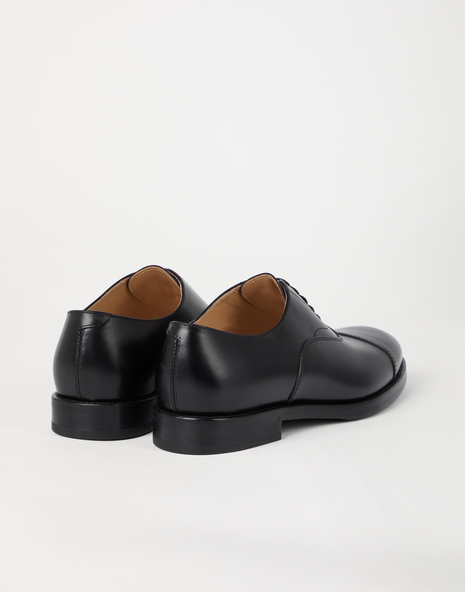 Smart calfskin cap toe Oxfords - 2