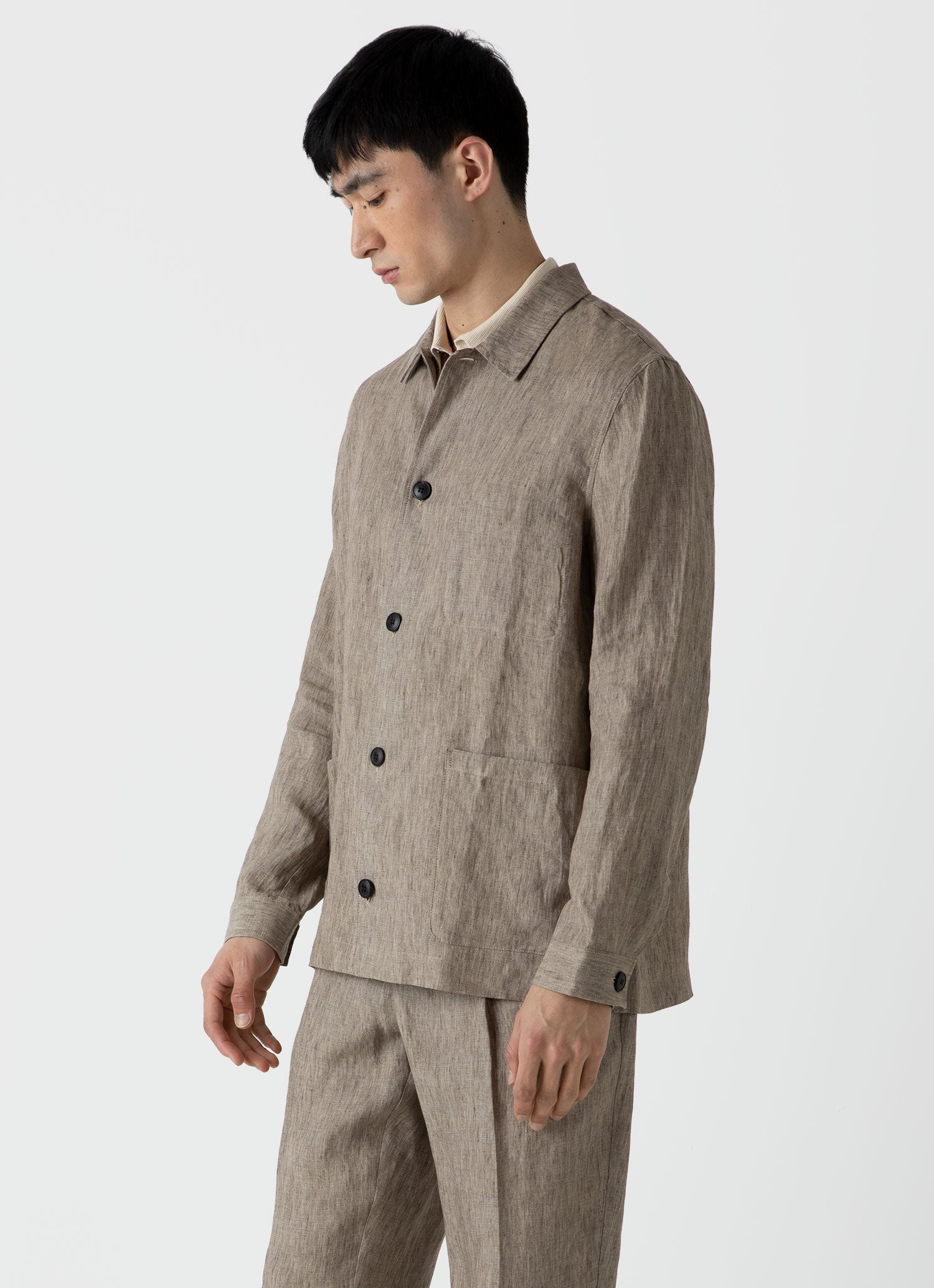 Linen Twin Pocket Jacket - 2