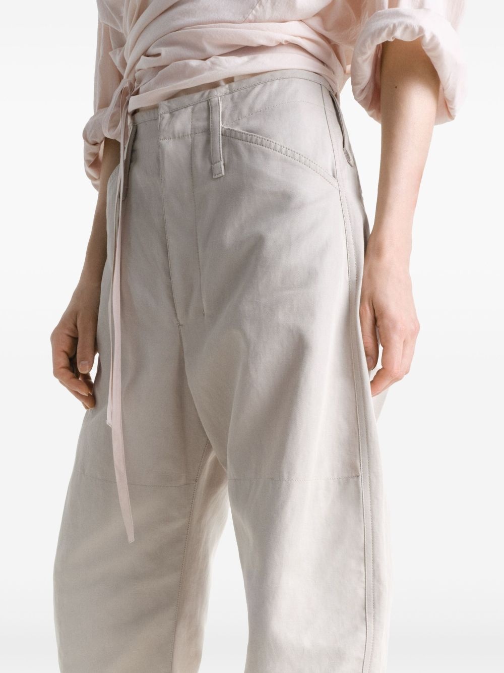 fluid tapered trousers - 5