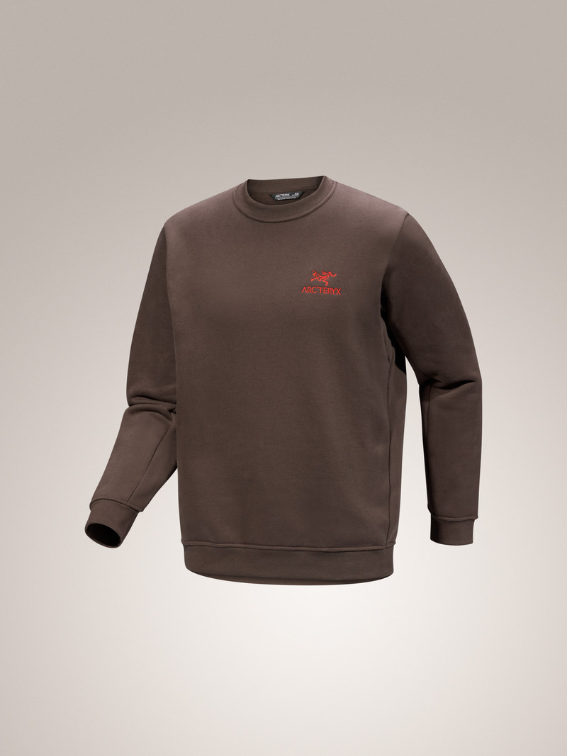 Emblem Fleece Crew Neck Pullover 1