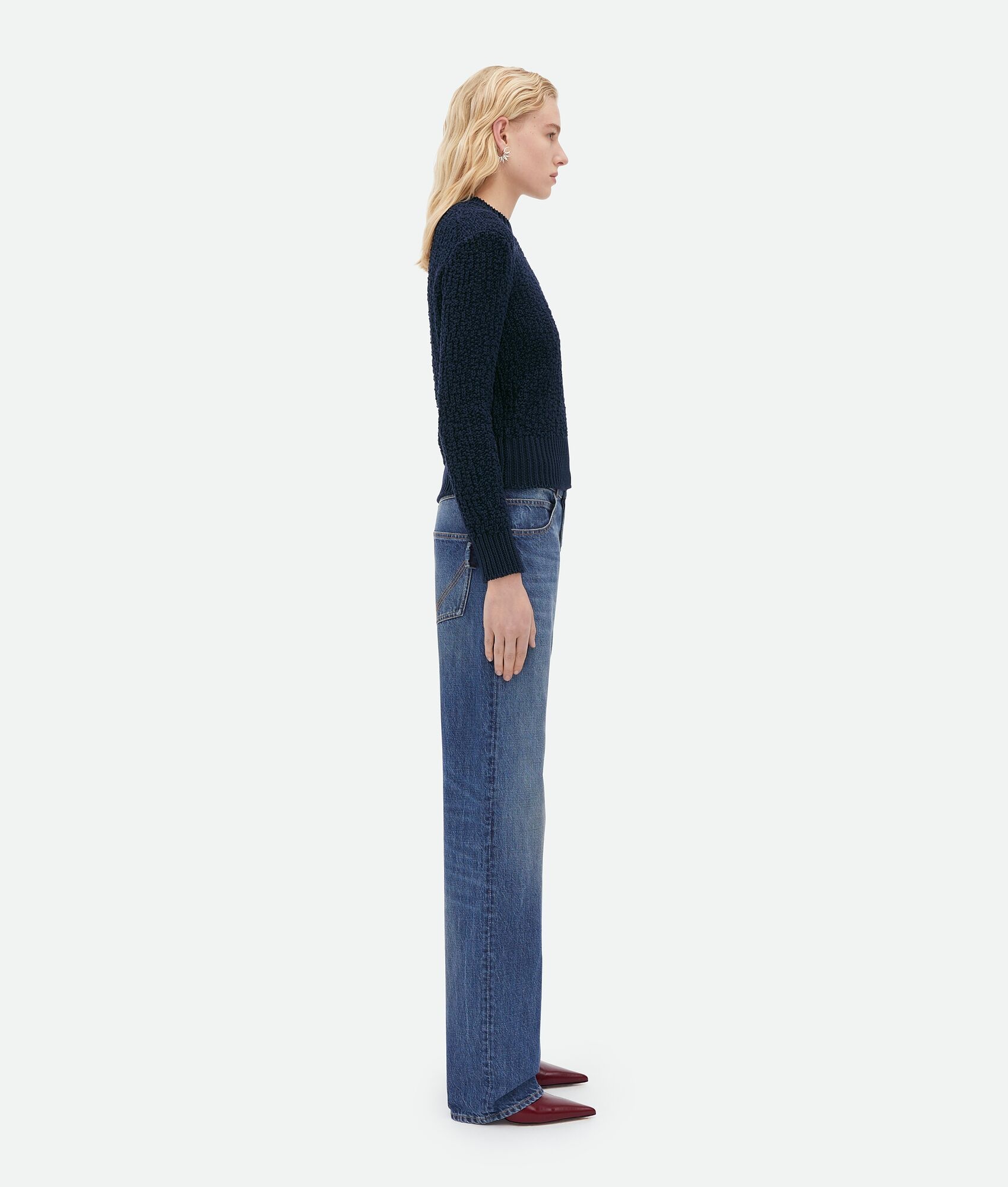 Relaxed Fit Heavy Cotton Jumper - 2