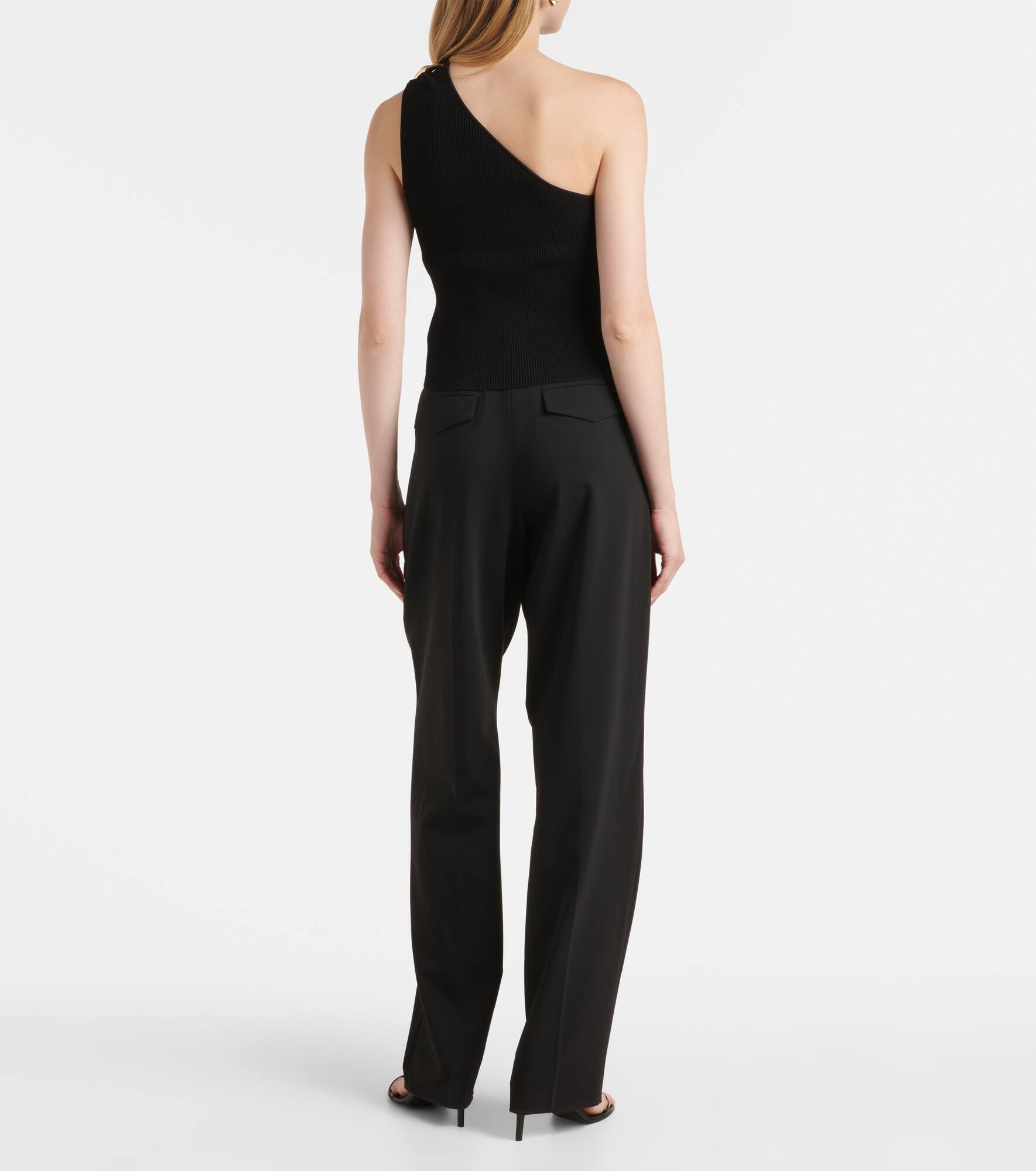 Fenix ribbed-knit one-shoulder top - 3