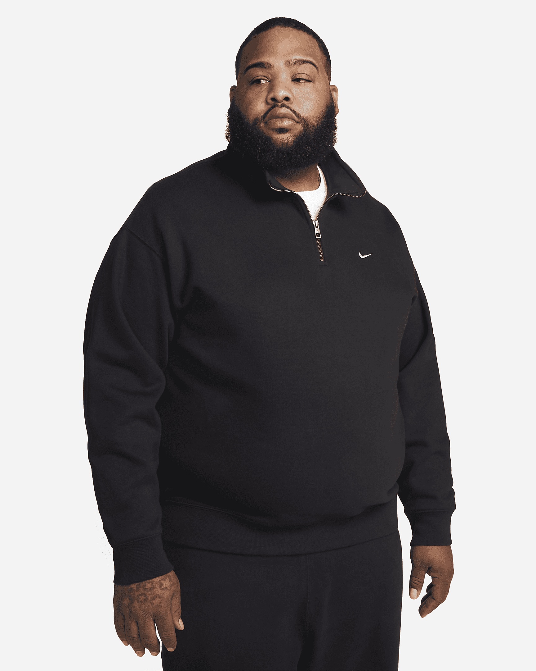 【NIKE】◆SOLO SWOOSH UNISEX ZIP UP◆トレーナー◆残り僅か◆ Nike Nike Solo Swoosh Men's 1/4-Zip Top | REVERSIBLE