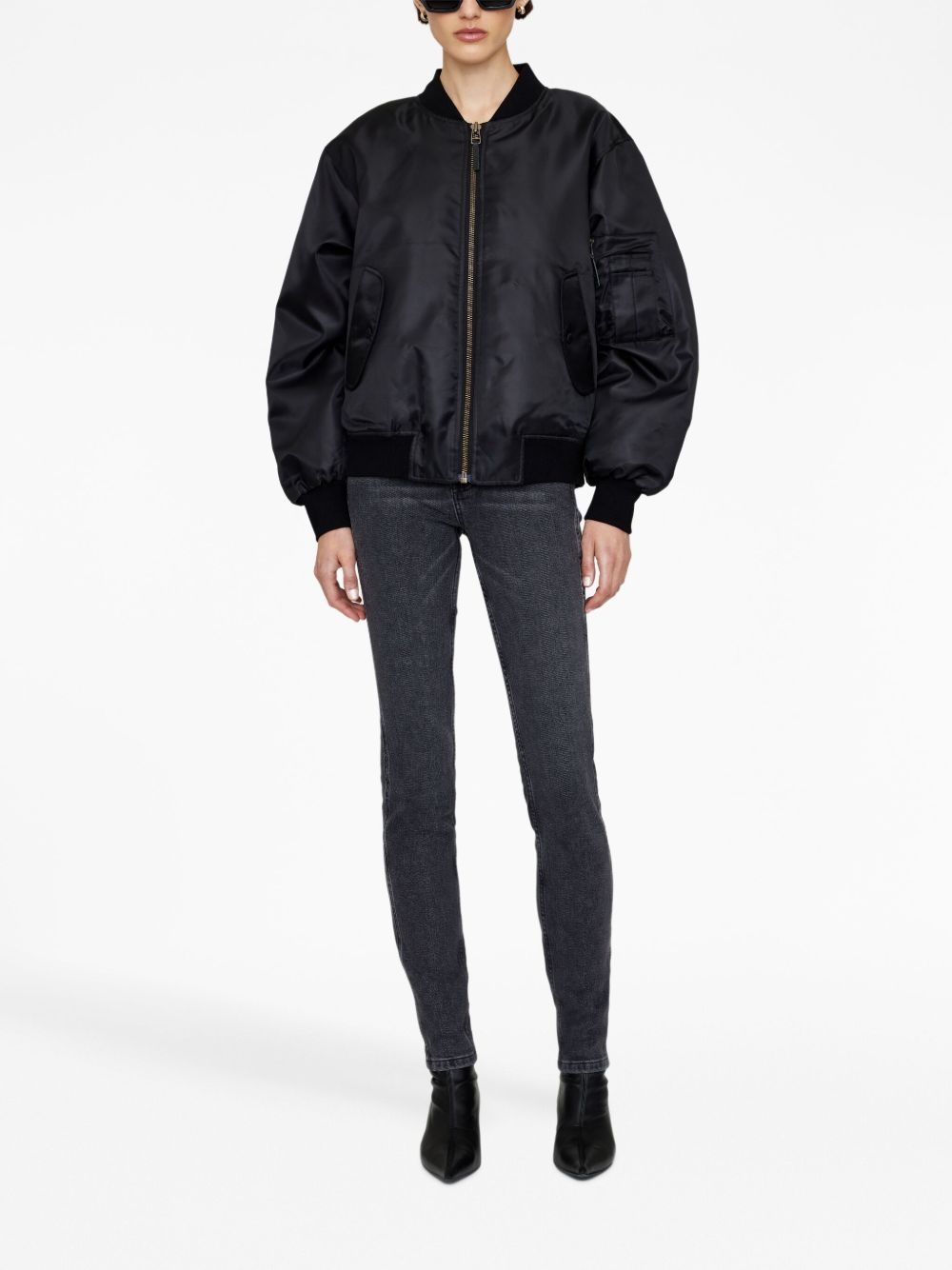 Leon zipped bomber jacket - 2