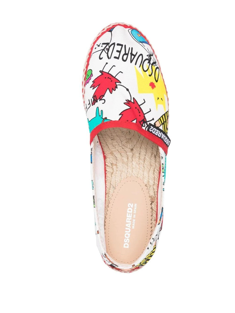 maple-leaf logo-print espadrilles 4