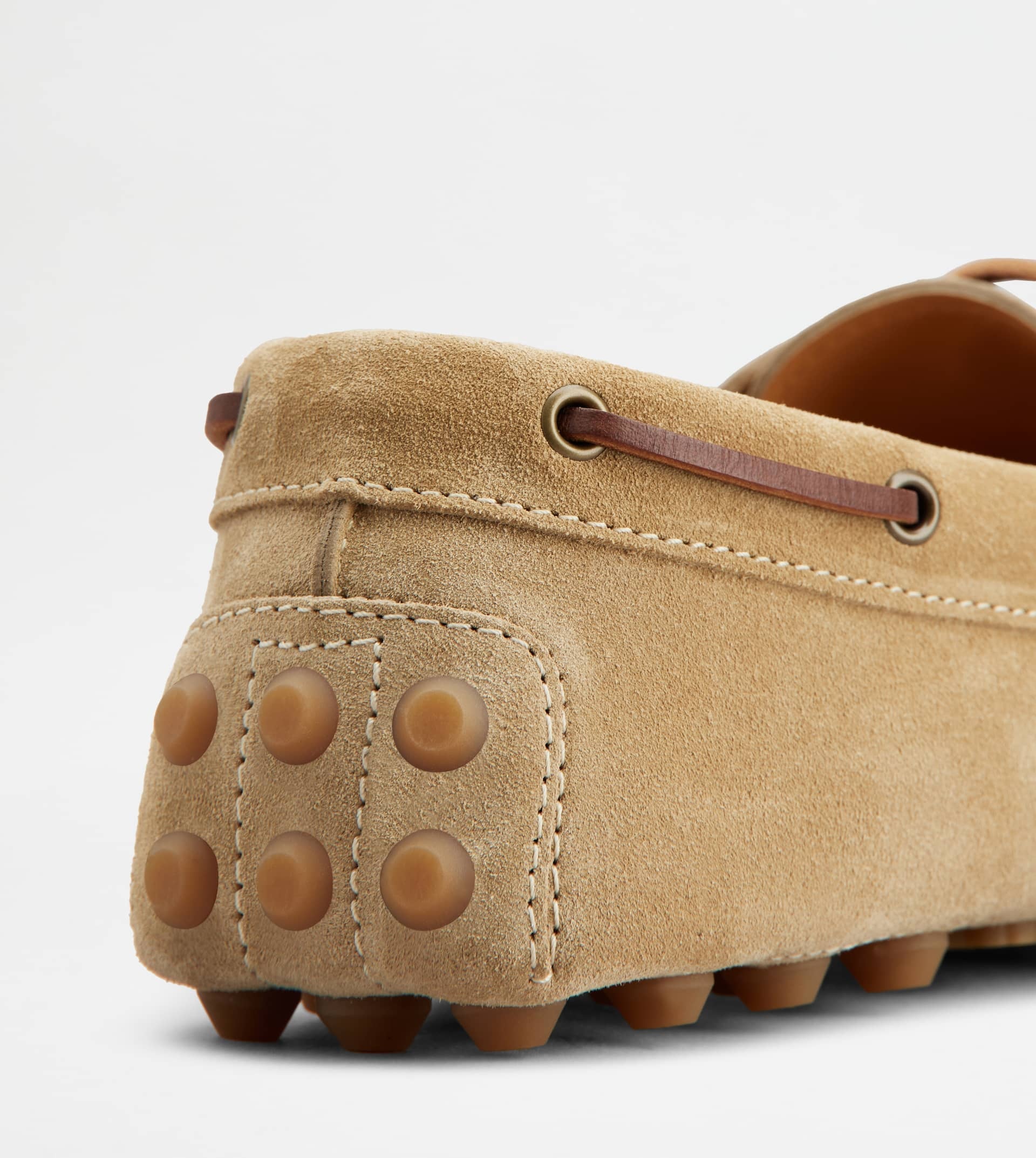 BOAT GOMMINO BUBBLE IN SUEDE - BEIGE, BROWN - 5