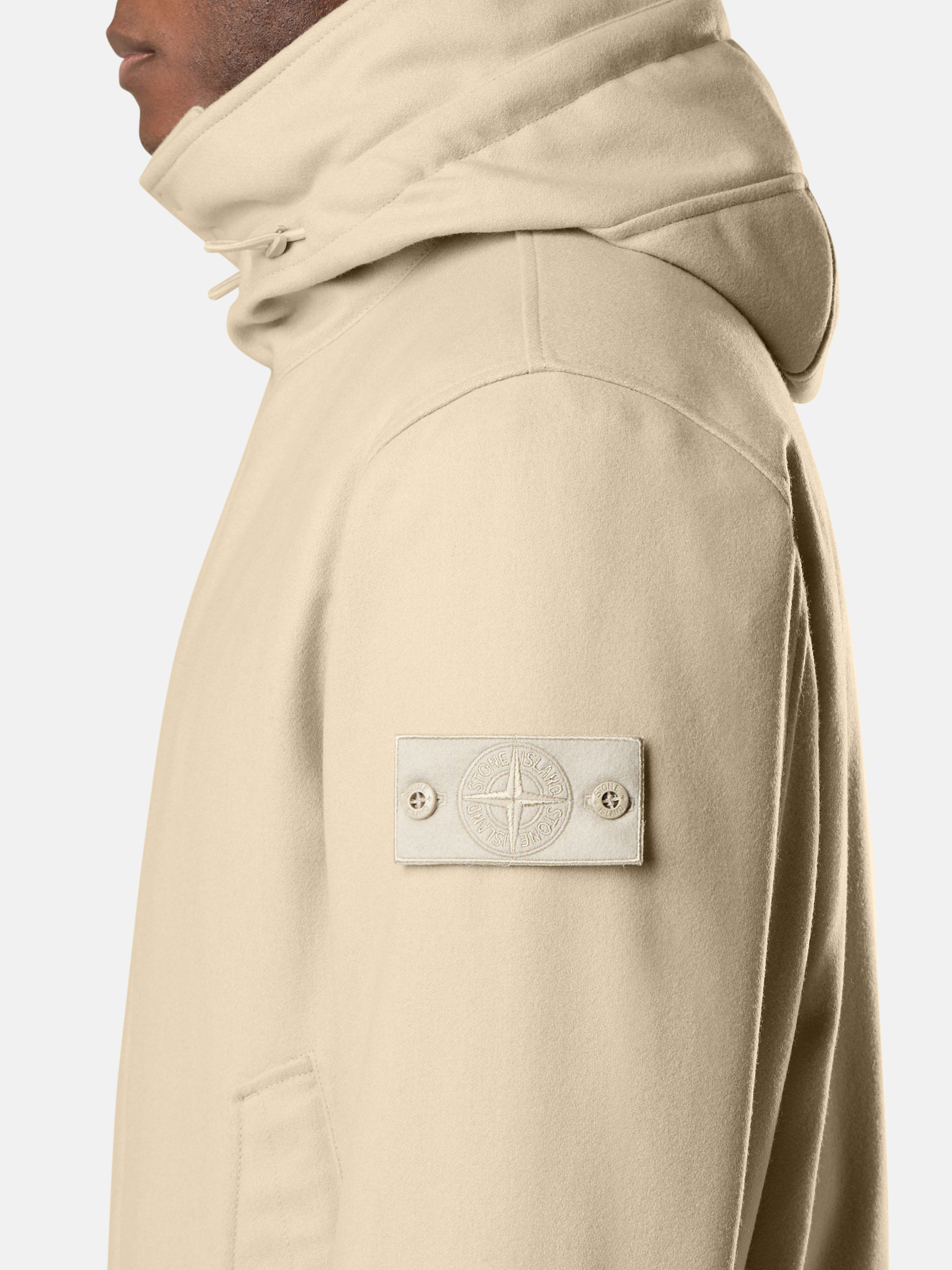 4100103 WOOL NYLON FLANNEL_STONE ISLAND GHOST - 4