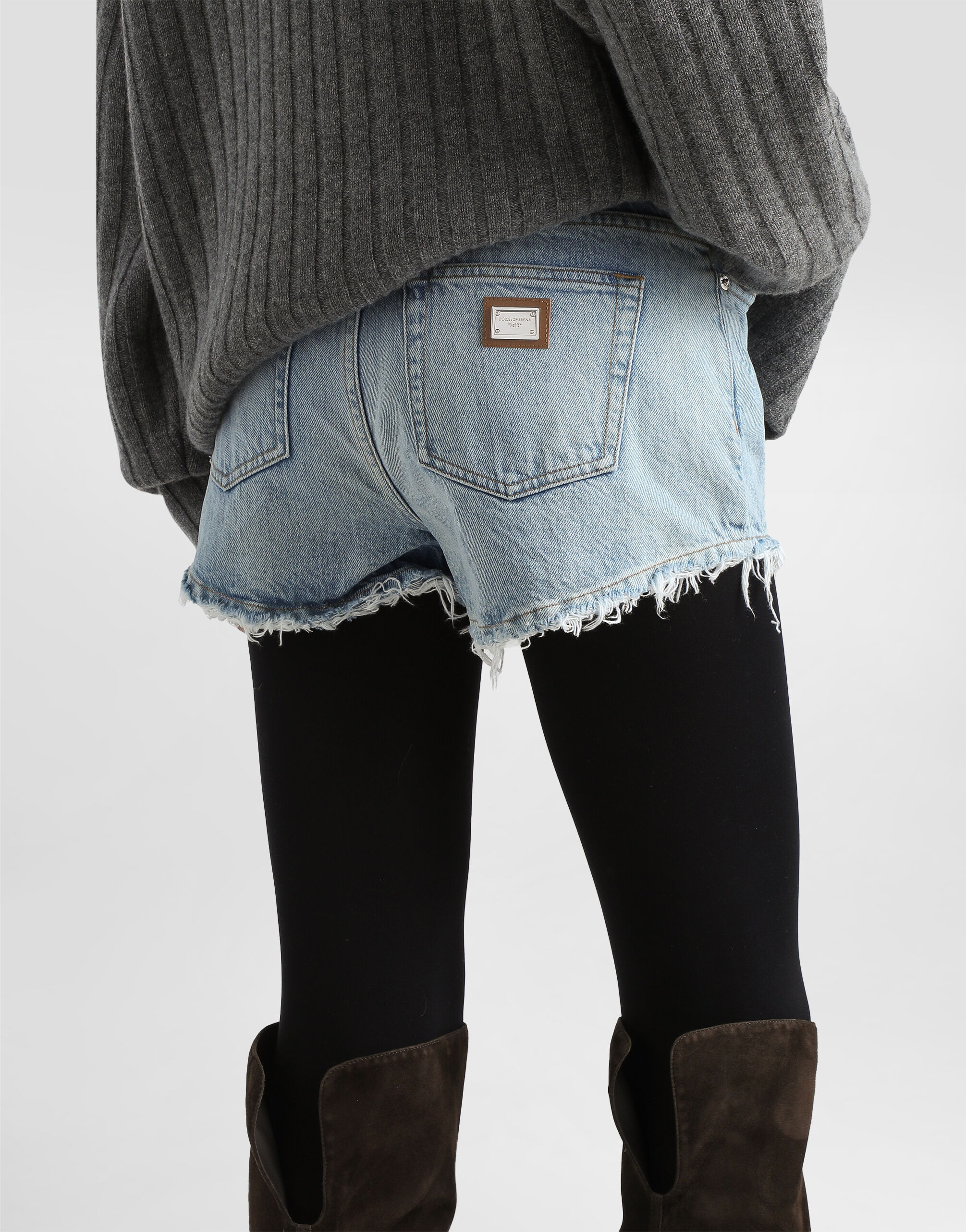Denim shorts - 3