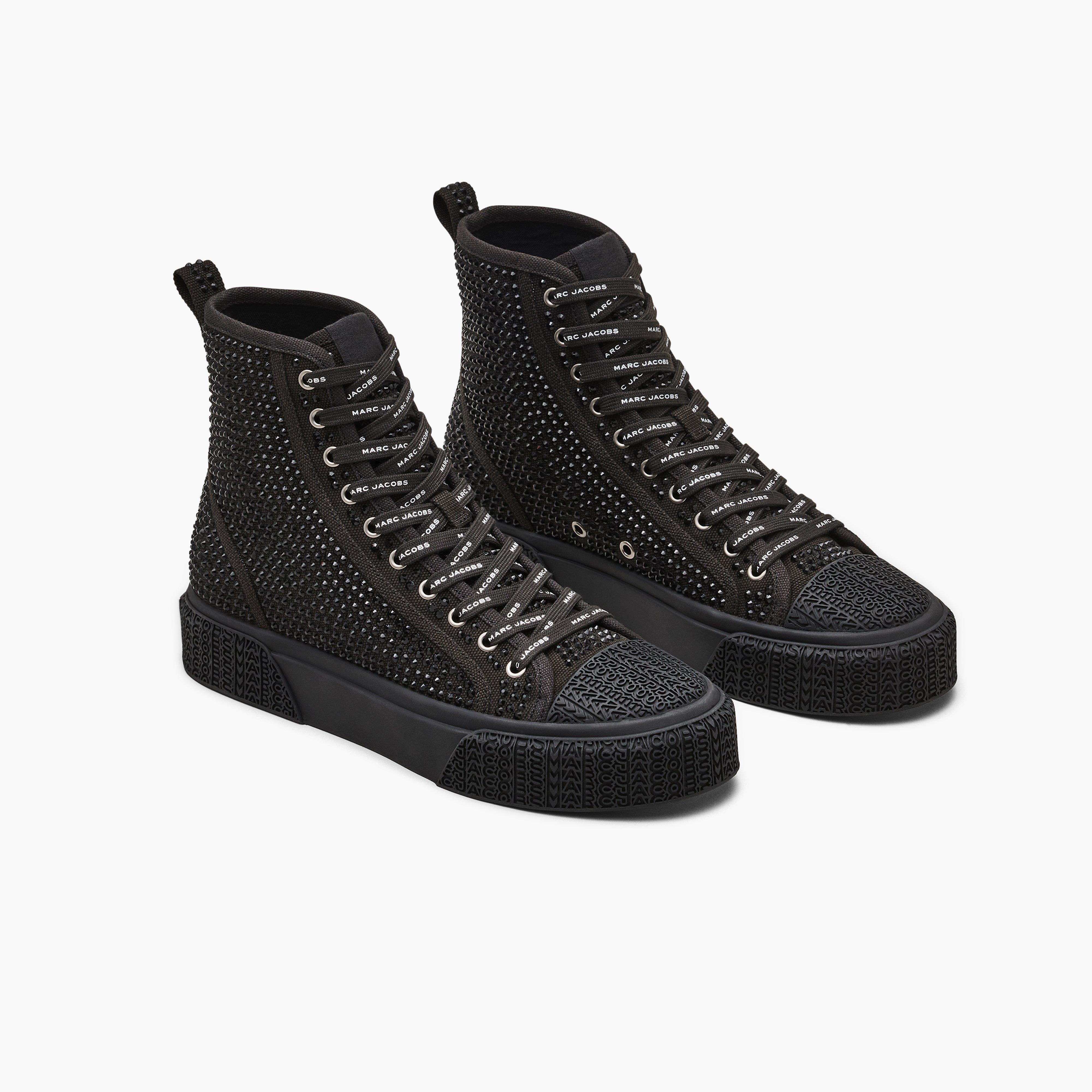 THE CRYSTAL CANVAS HIGH TOP SNEAKER - 1