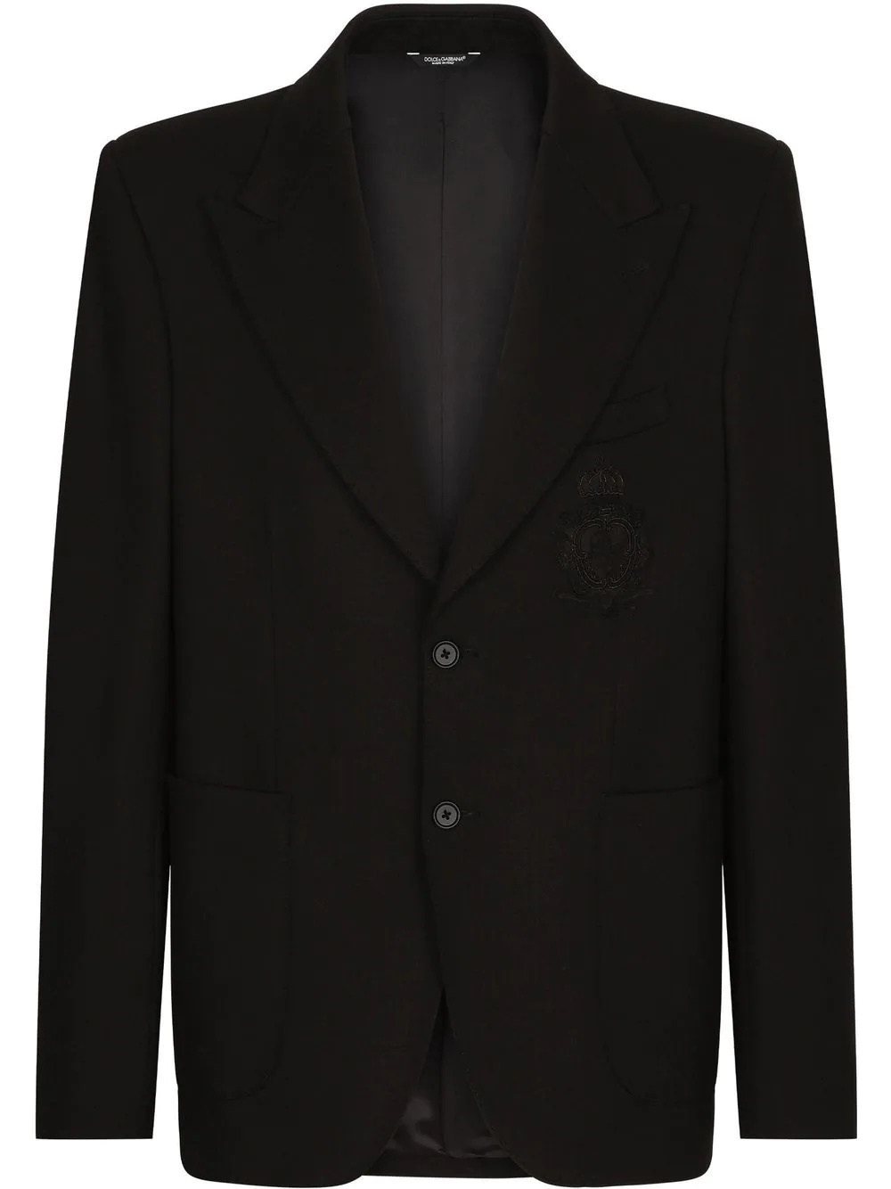 logo-patch blazer - 1