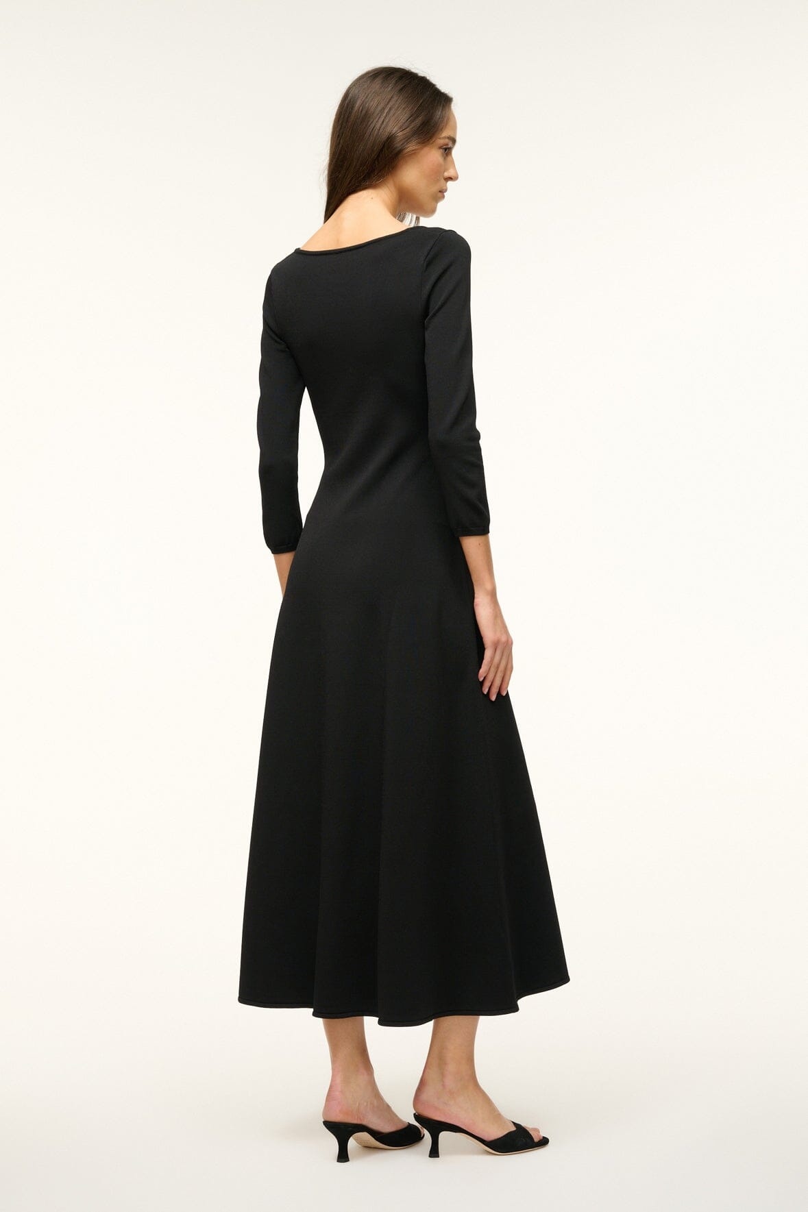 STAUD DOUVRES DRESS BLACK - 3