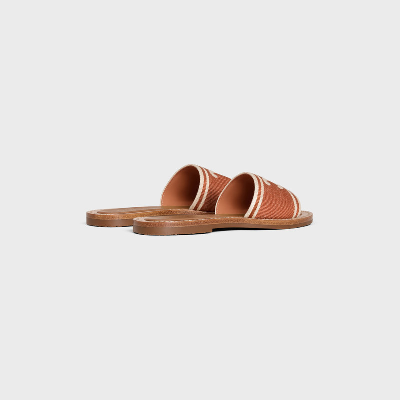 CELINE CELINE LYMPIA MULE in TRIOMPHE JACQUARD CANVAS outlook