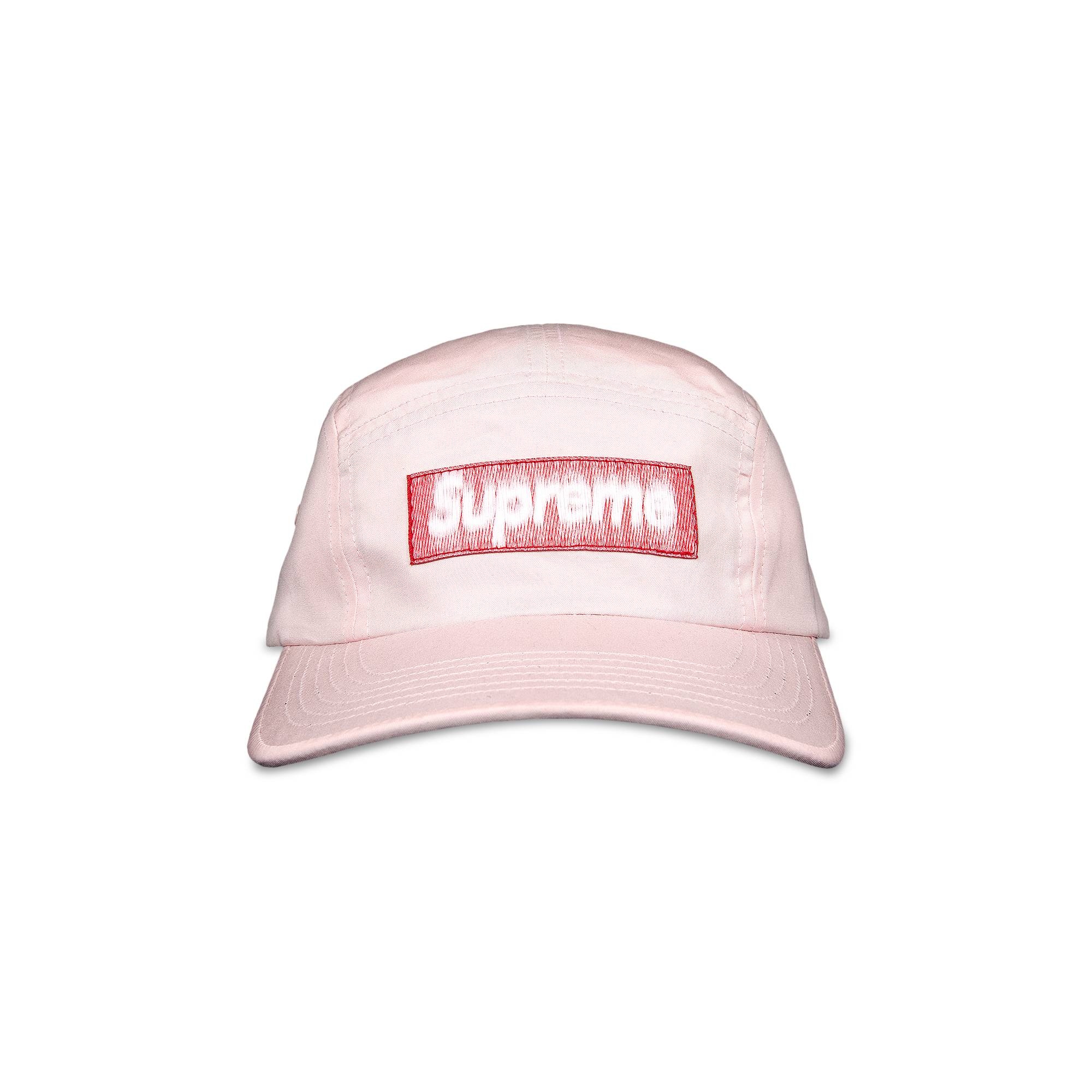 Supreme Reversed Label Camp Cap 'Pink' - 1