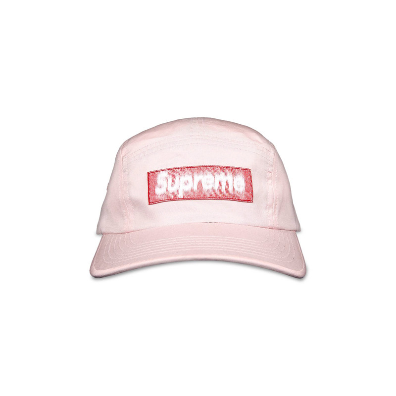 Supreme Reversed Label Camp Cap 'Pink' - 1