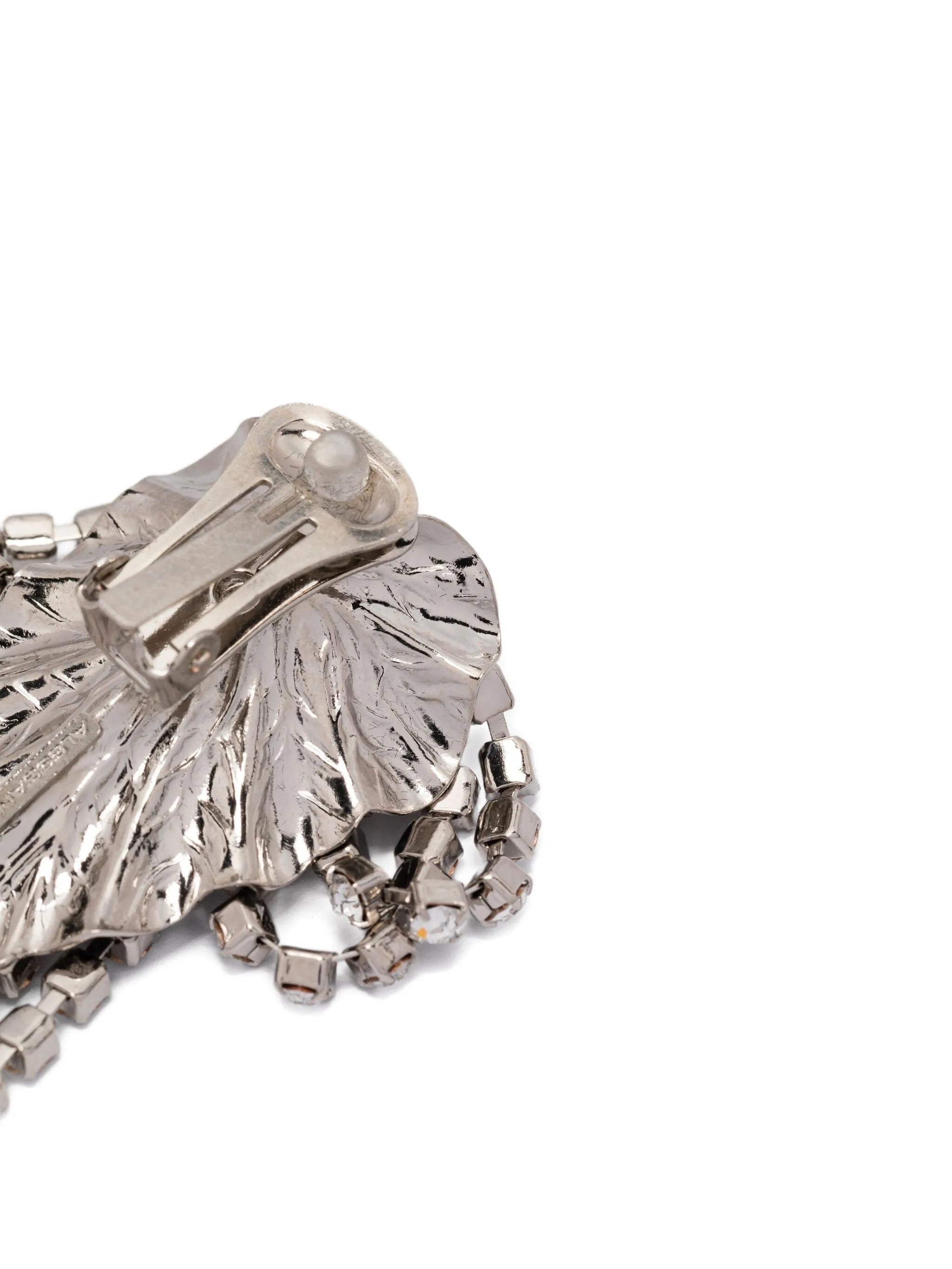 Alessandra Rich Crystal-embellished Fringed Earrings - 3