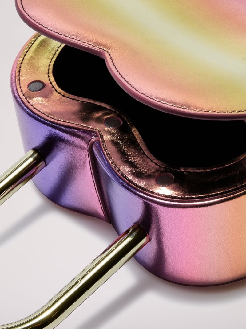 METAL HEART PADLOCK BAG - 5