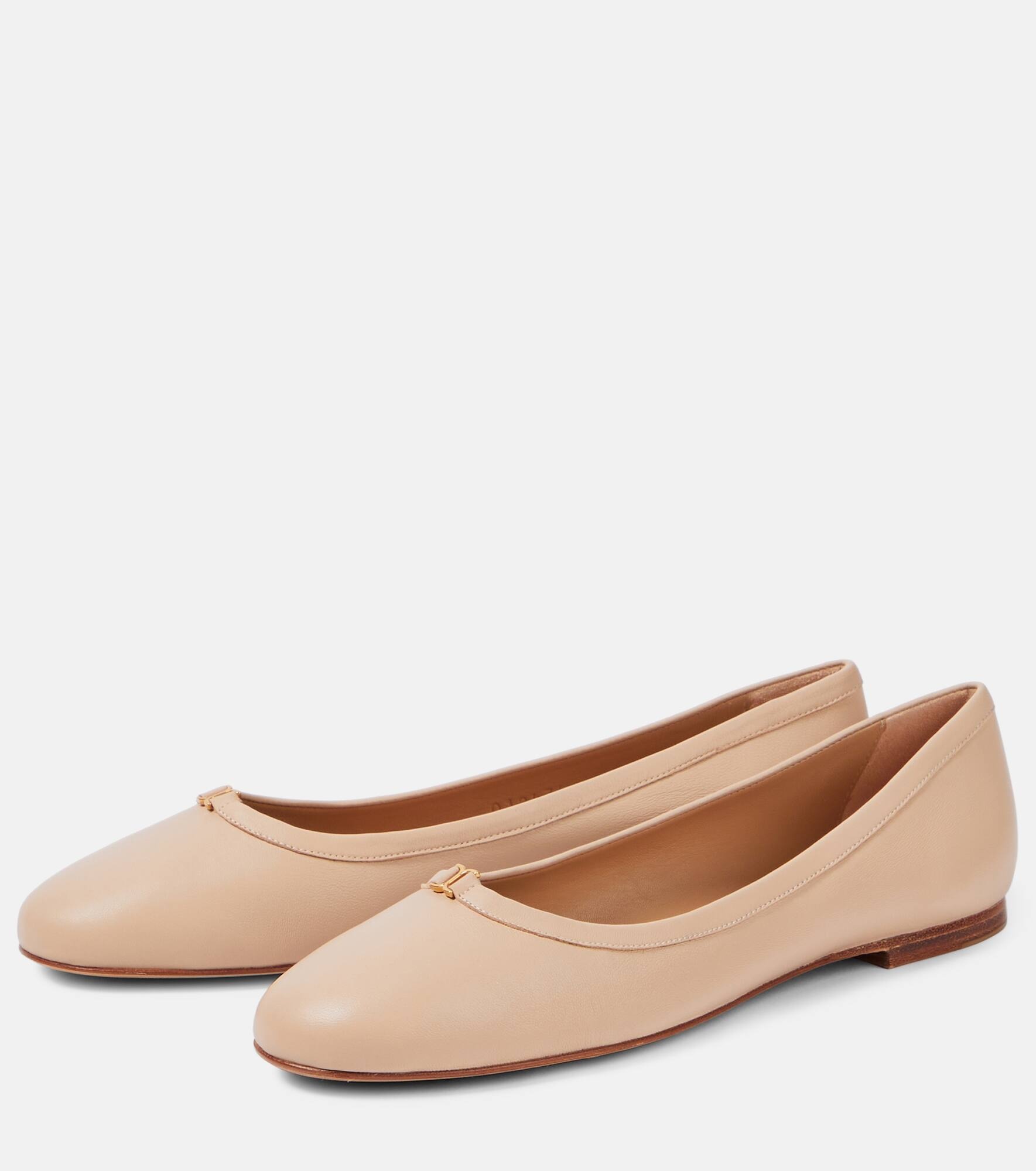 Marcie leather ballet flats - 5