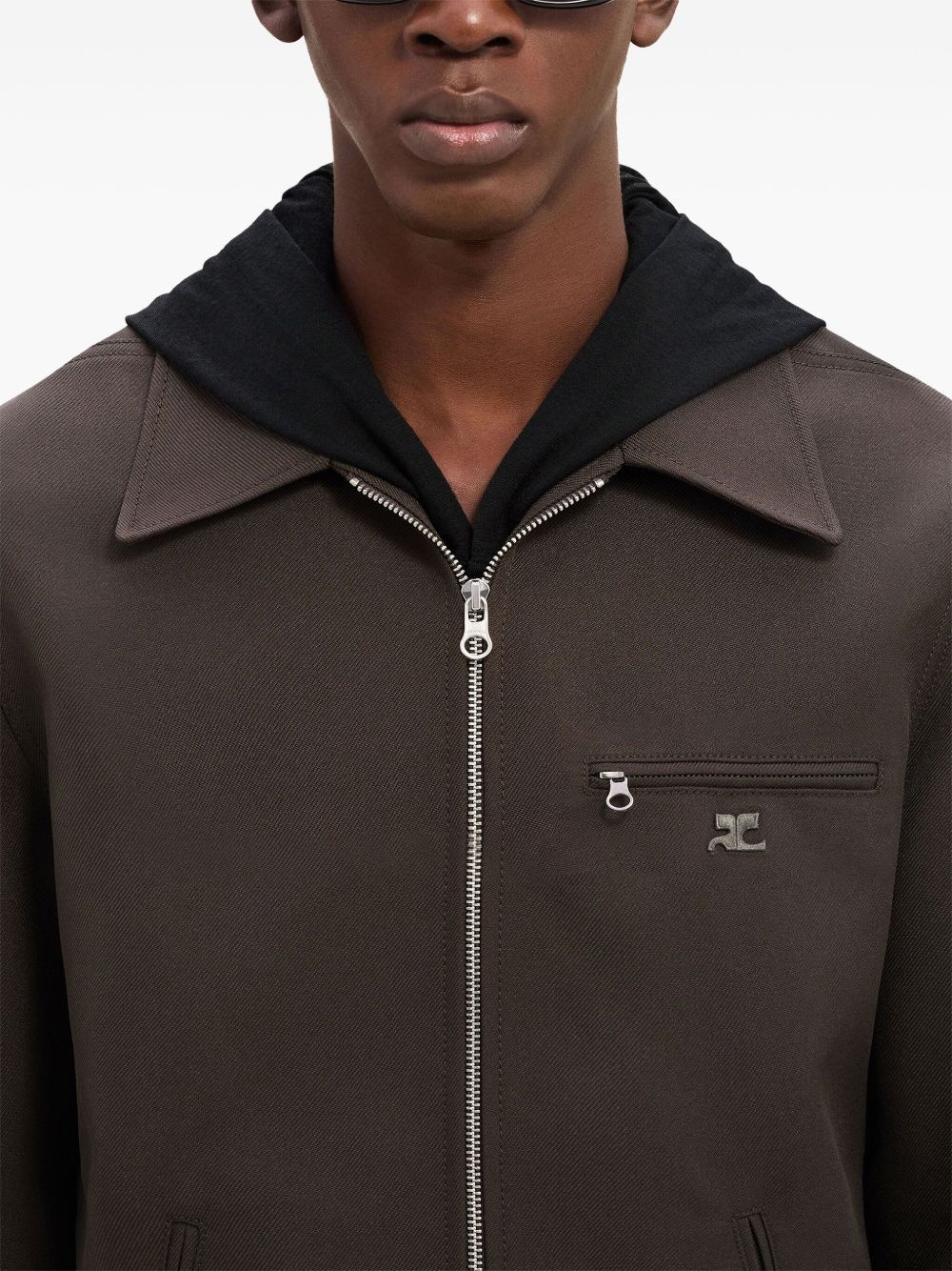 Signature Retro logo-embroidered jacket - 5