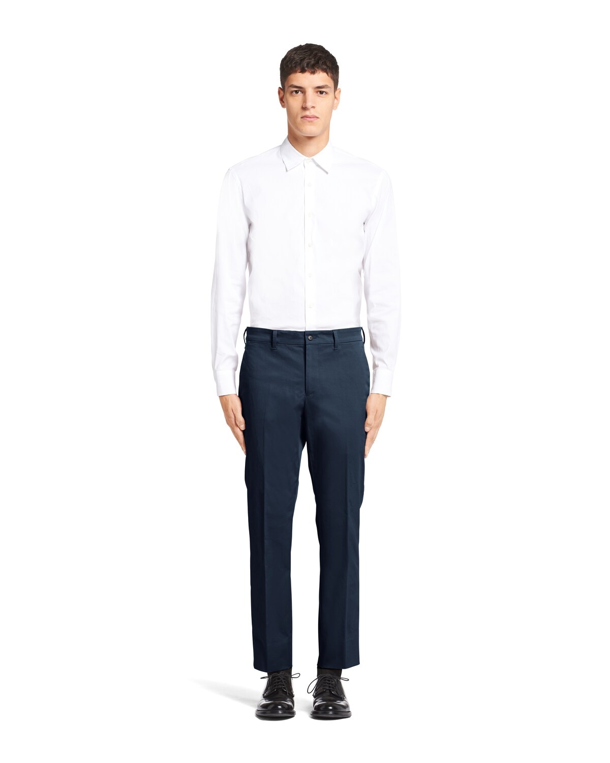 Stretch gabardine trousers - 2