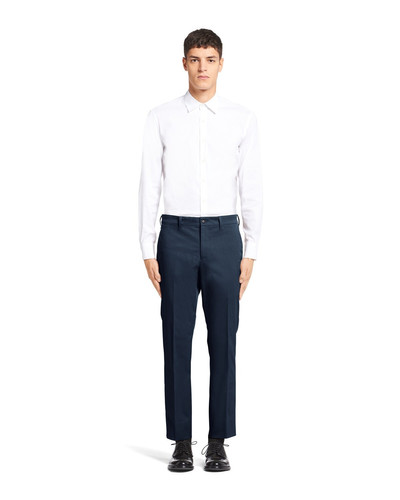 Prada Stretch gabardine trousers outlook