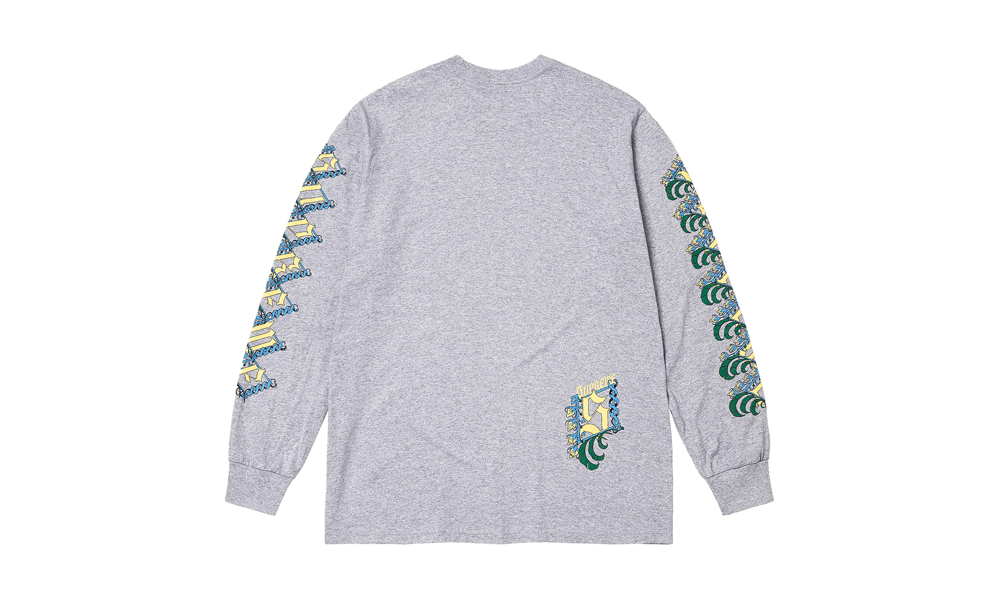 Strawberries L/S Tee "Heather Grey" - 2