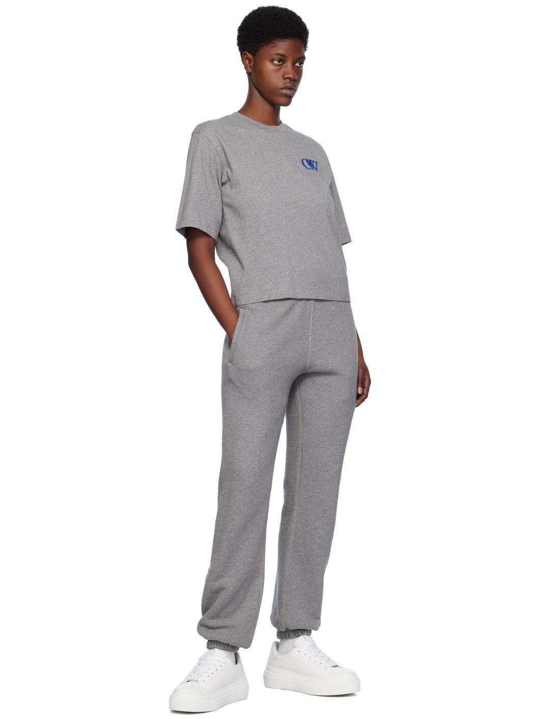 Gray Ow Basic T-Shirt - 4