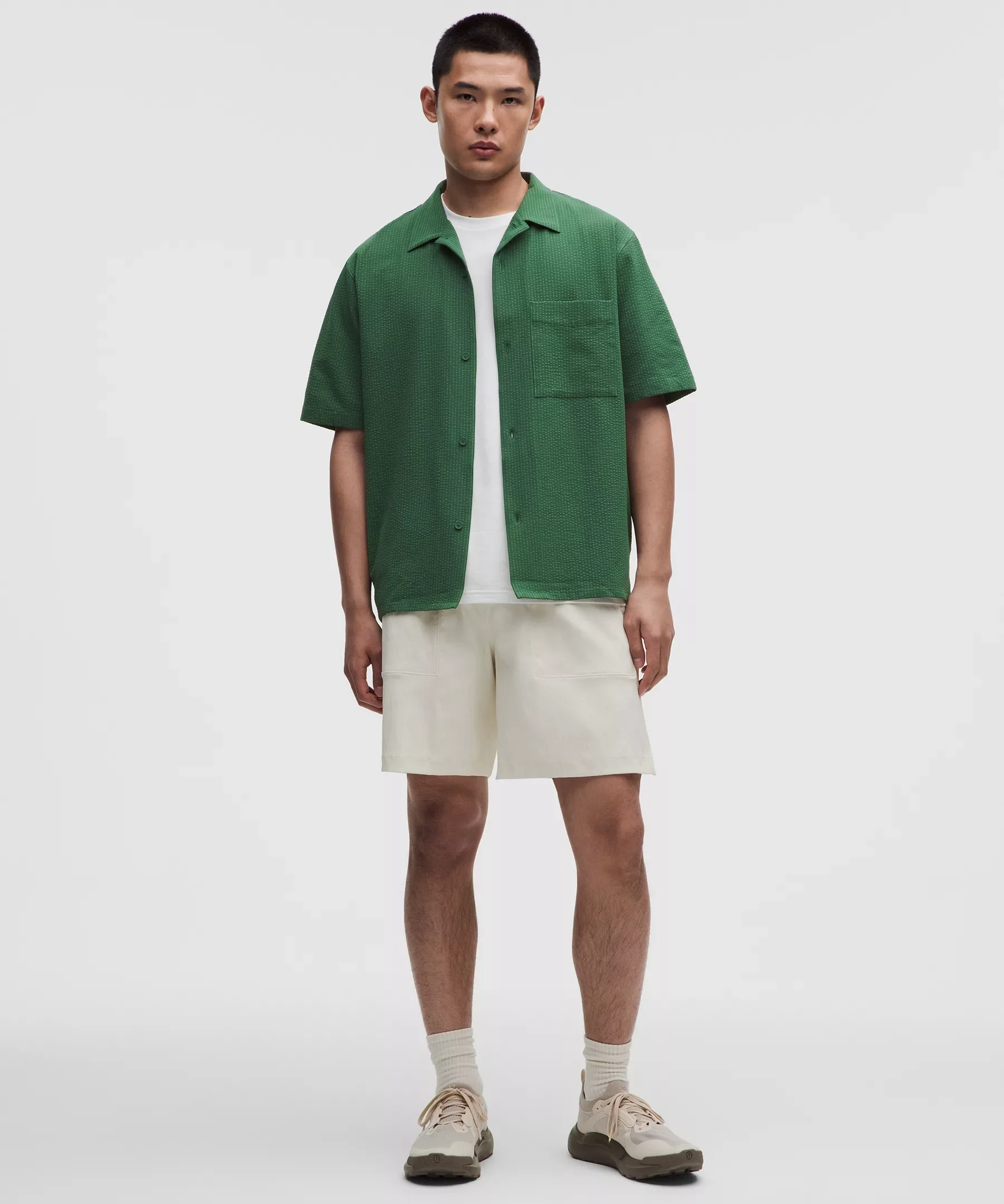Airing Easy Camp-Collar Shirt *Textured - 1